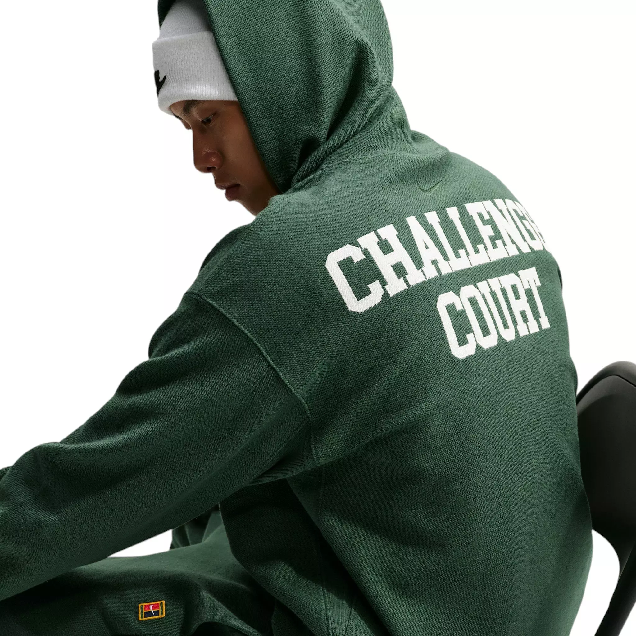 Nike Men's Club Rules French Terry Hoodie - GREEN