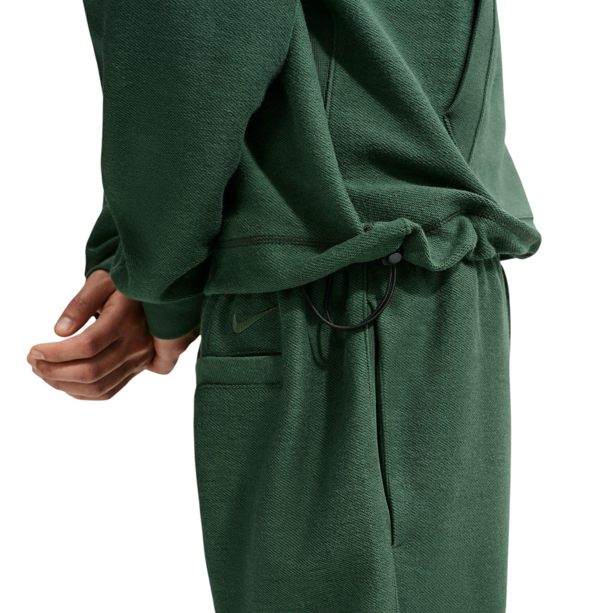 Nike Men's Club Rules French Terry Hoodie - GREEN Thumbnail View 4
