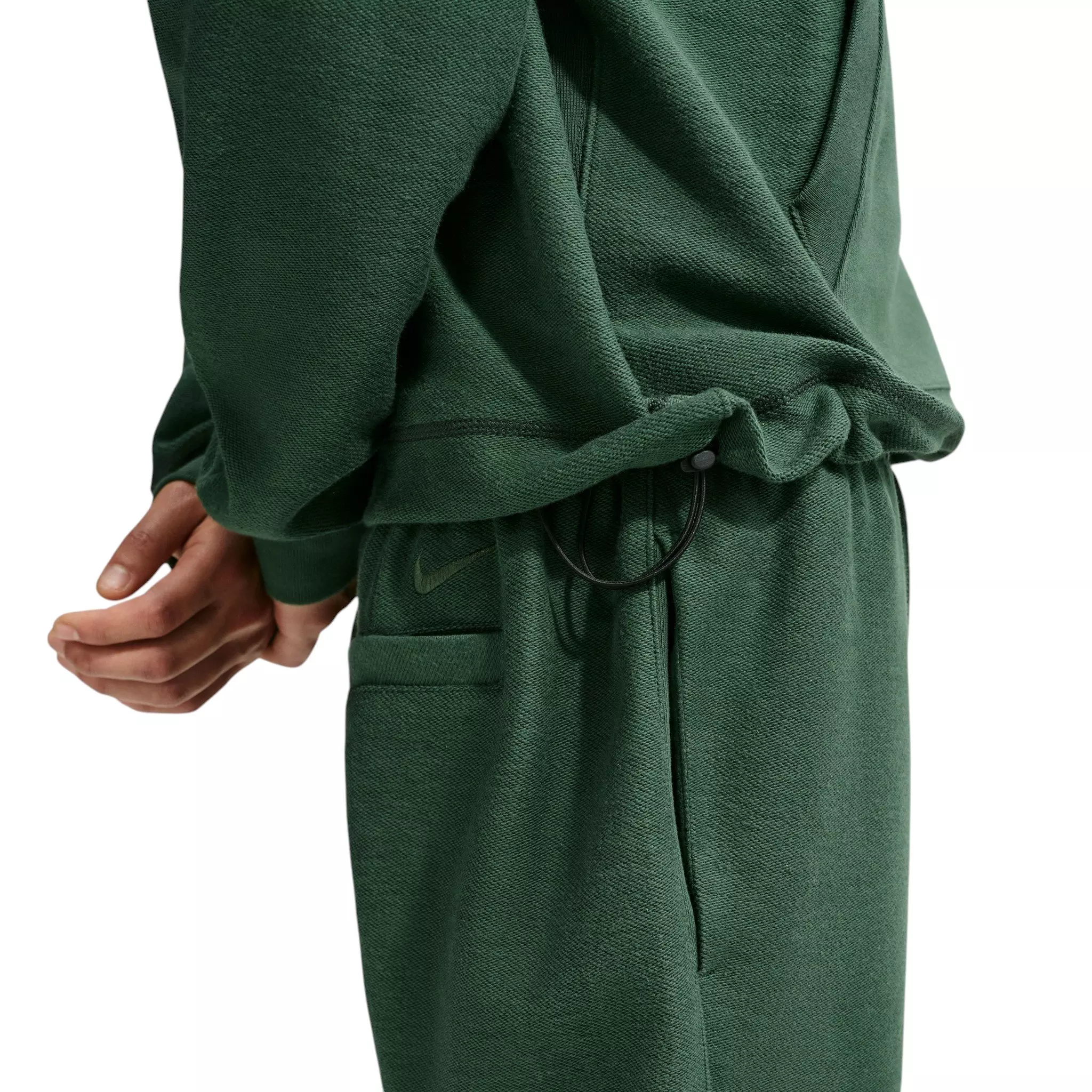 Nike Men's Club Rules French Terry Hoodie - GREEN
