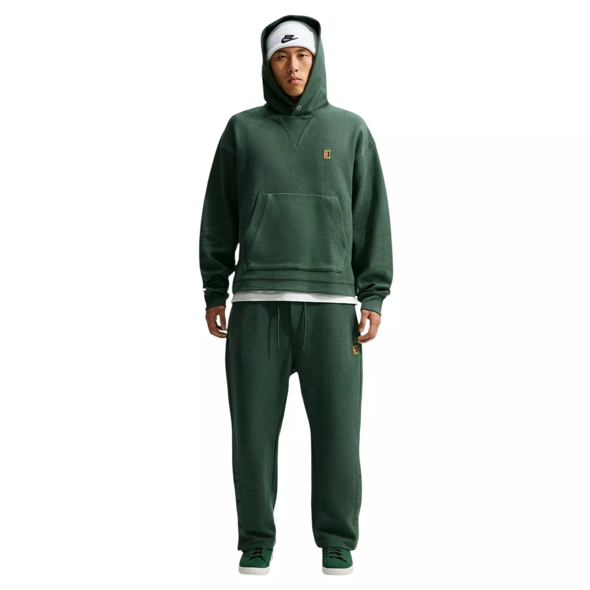 Nike Men's Club Rules French Terry Hoodie - GREEN