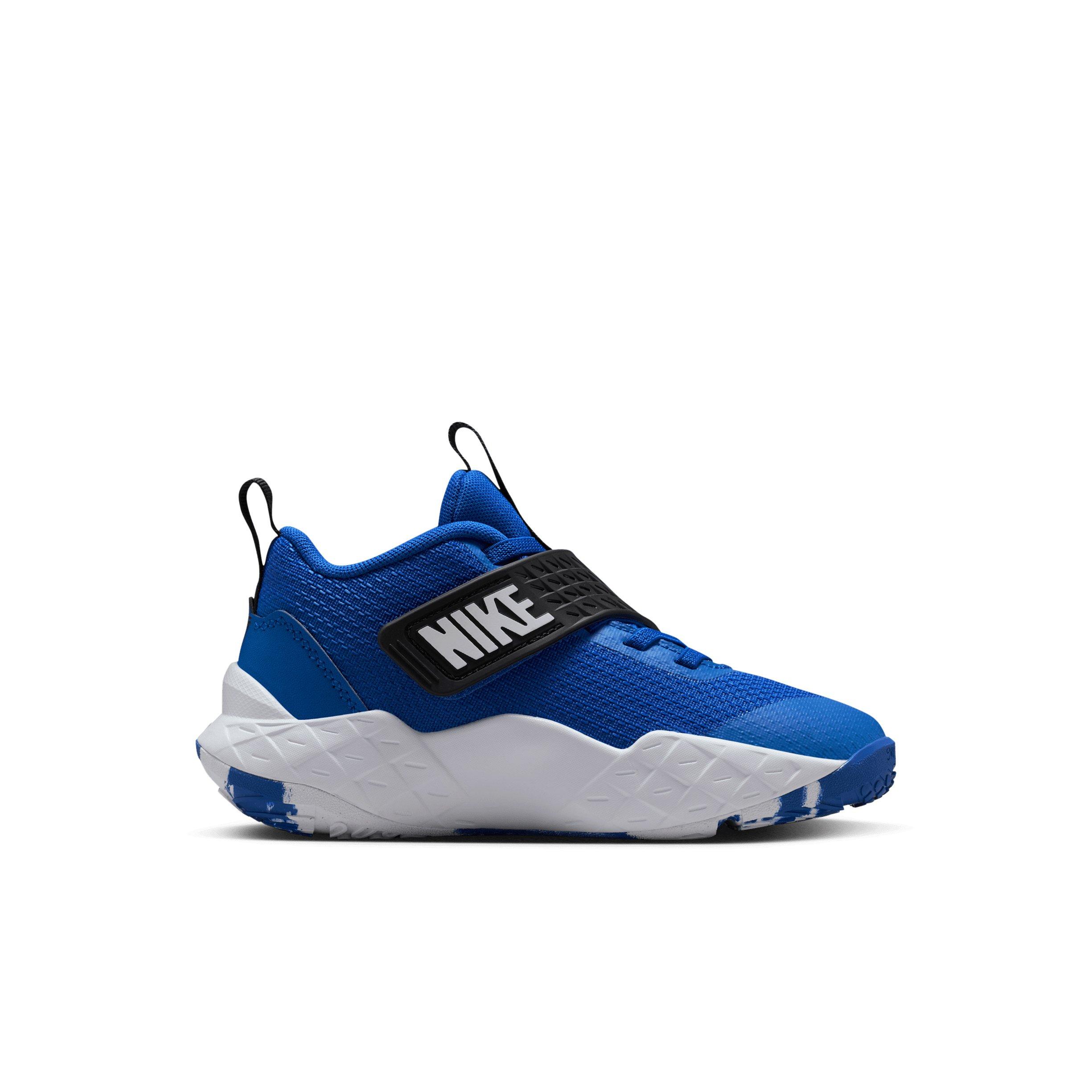 Nike Team Hustle D 12 Preschool Boys' "Game Royal/Black/White" Basketball Shoe