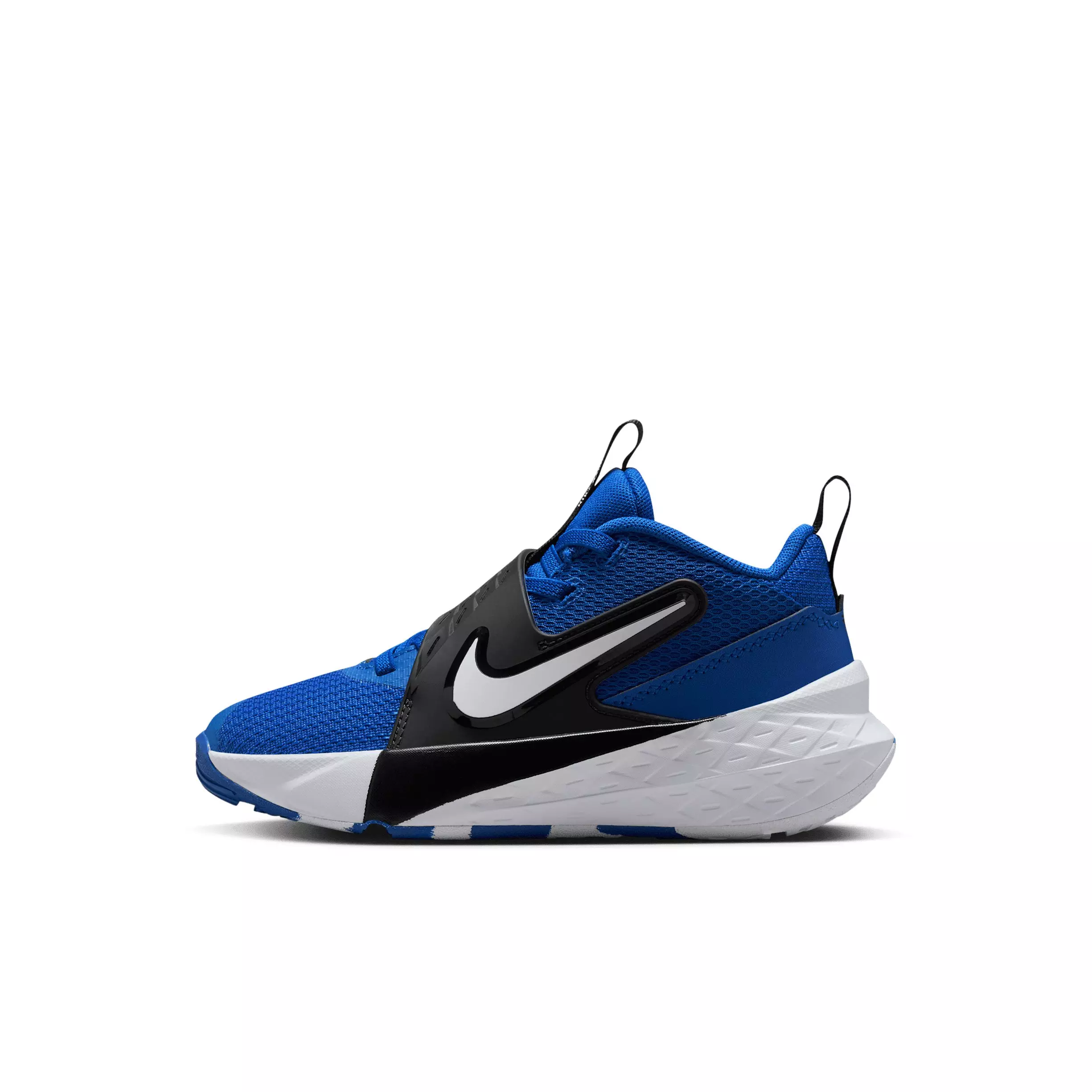 Nike Team Hustle D 12 "Game Royal/Black/White" Preschool Boys' Basketball Shoe - ROYAL/BLACK/WHITE
