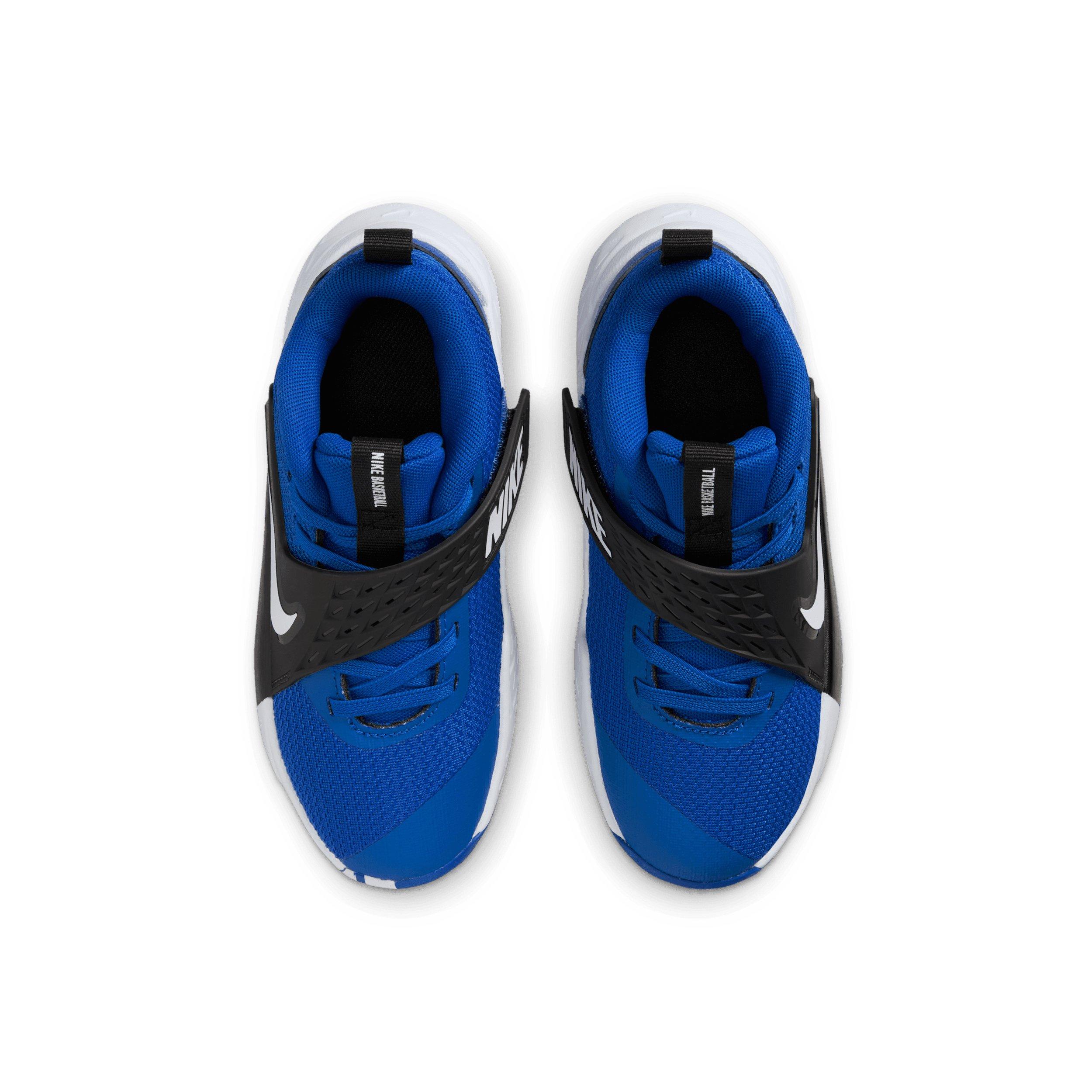 Nike Team Hustle D 12 Preschool Boys' "Game Royal/Black/White" Basketball Shoe