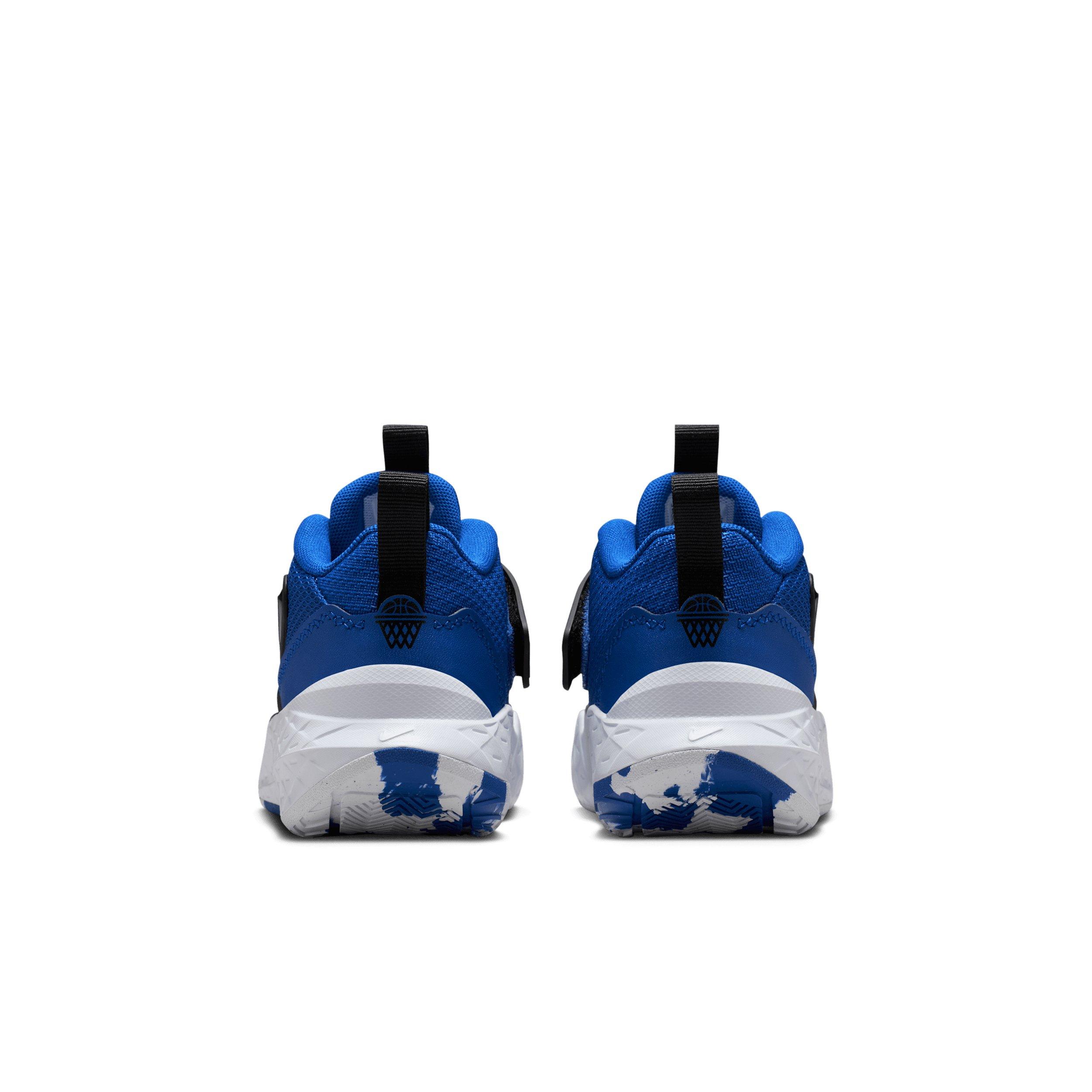 Nike Team Hustle D 12 Preschool Boys' "Game Royal/Black/White" Basketball Shoe