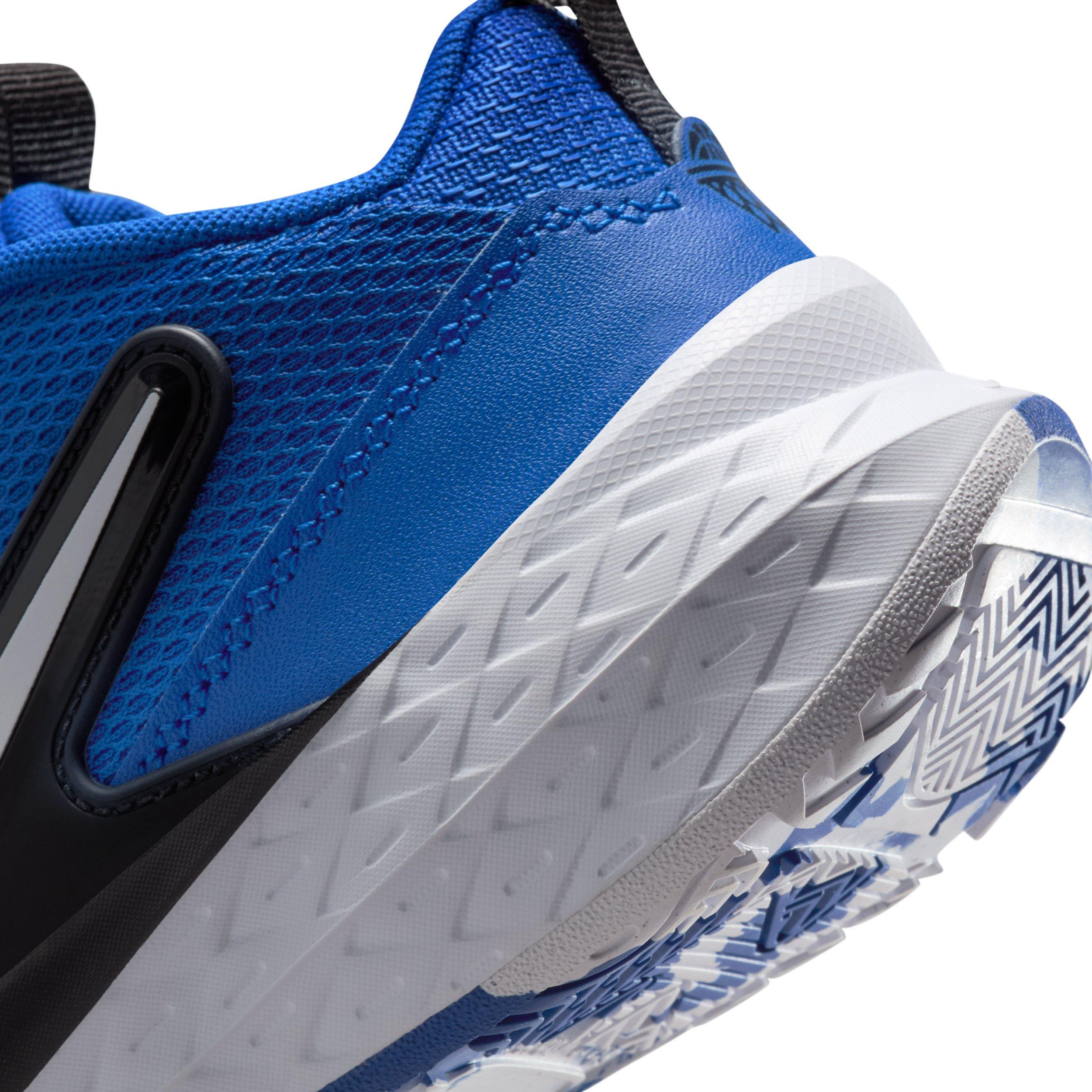Nike Team Hustle D 12 Preschool Boys' "Game Royal/Black/White" Basketball Shoe