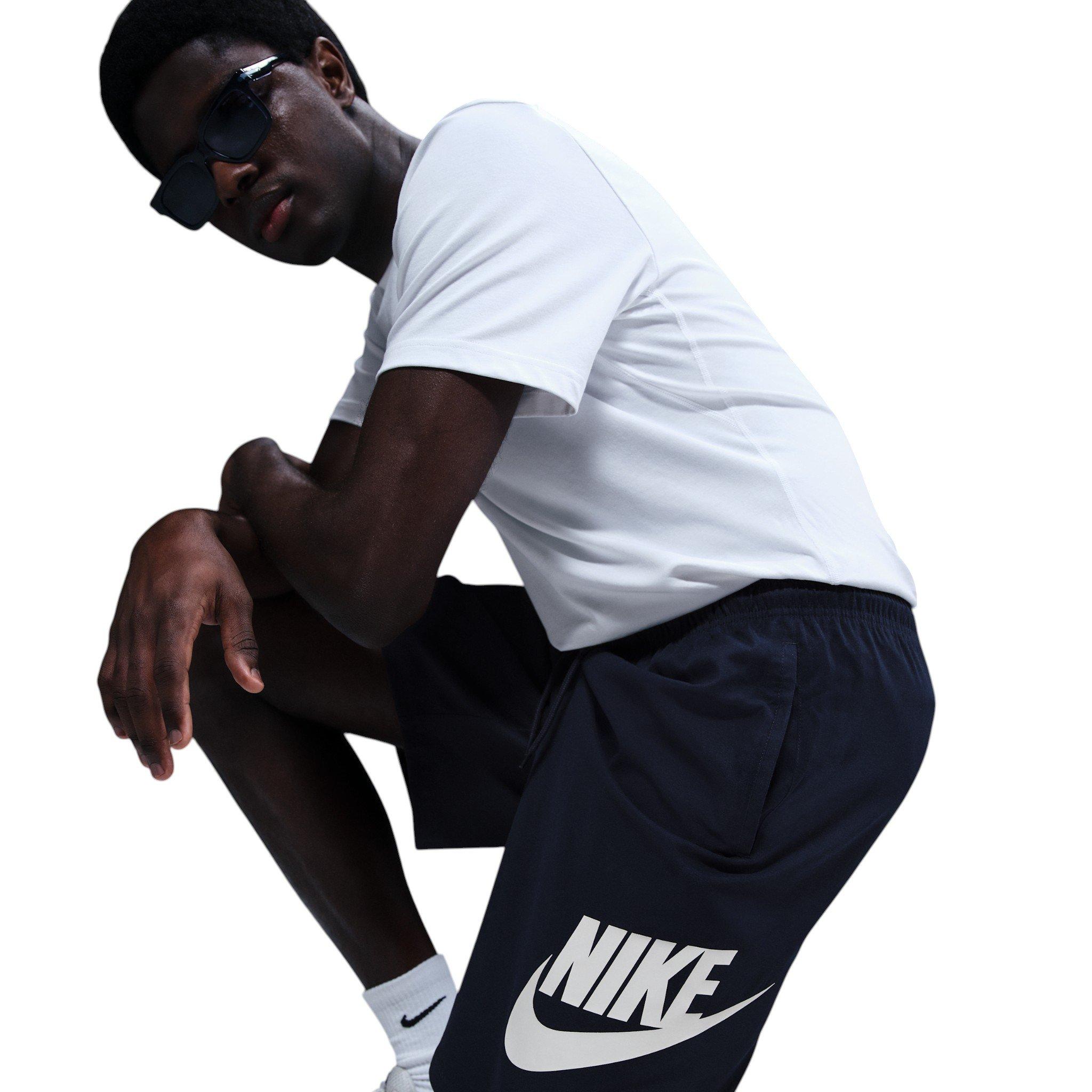 Nike Men's Club Woven Shorts - BLUE Thumbnail View 3