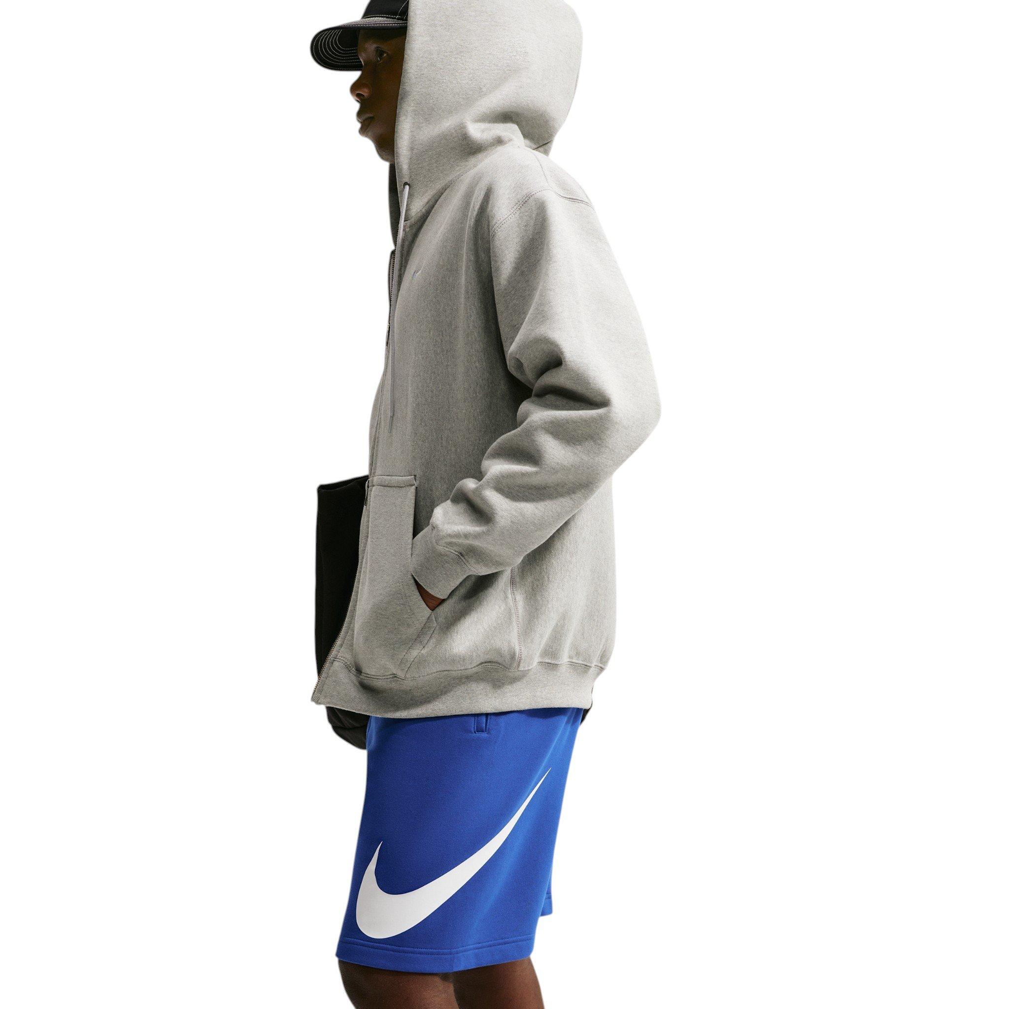 Nike Men's Club Fleece Shorts - BLUE Thumbnail View 3