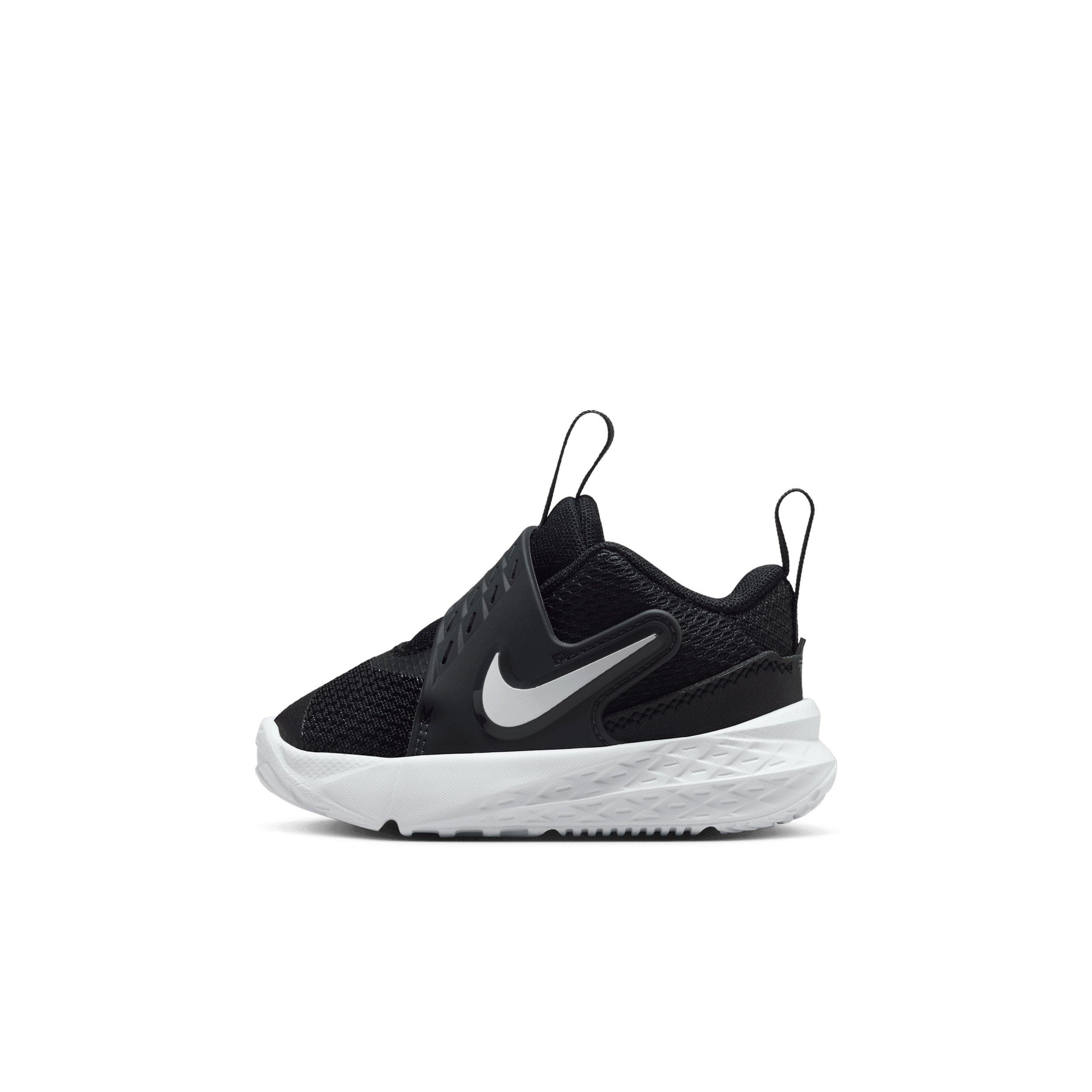 Nike Team Hustle D 12 Infant Boys' "Black/Anthracite/White" Basketball Shoe