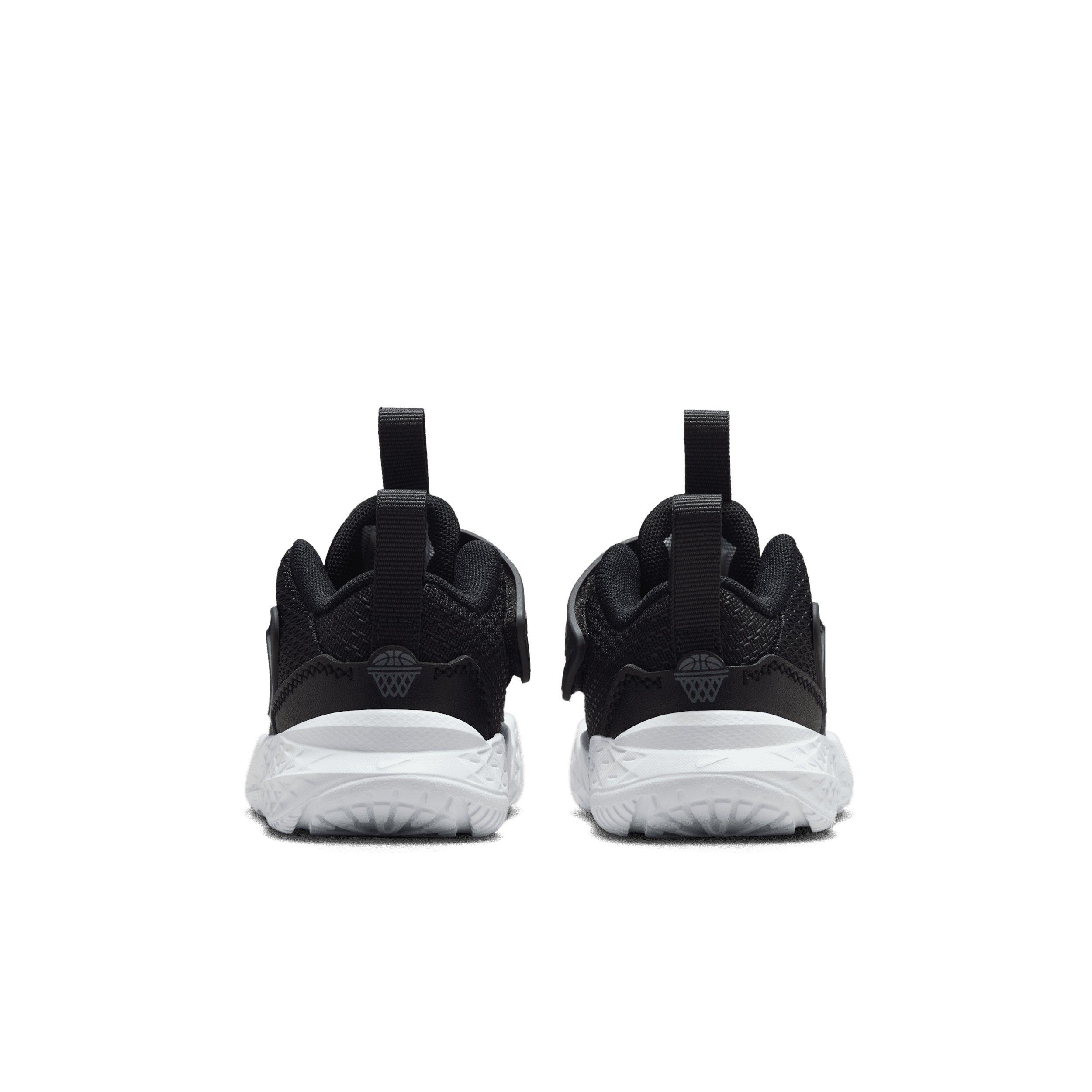 Nike Team Hustle D 12 Infant Boys' "Black/Anthracite/White" Basketball Shoe