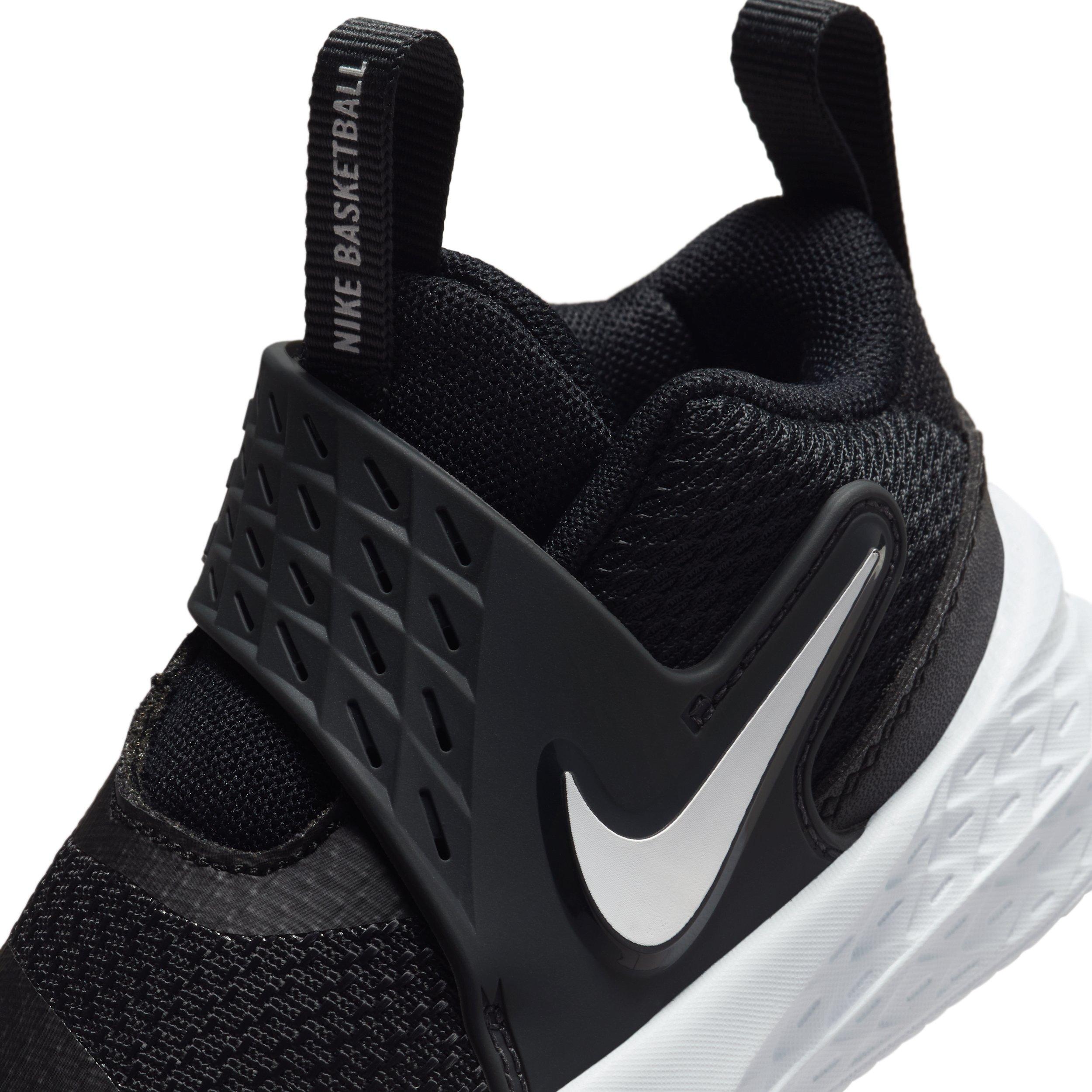 Nike Team Hustle D 12 Infant Boys' "Black/Anthracite/White" Basketball Shoe
