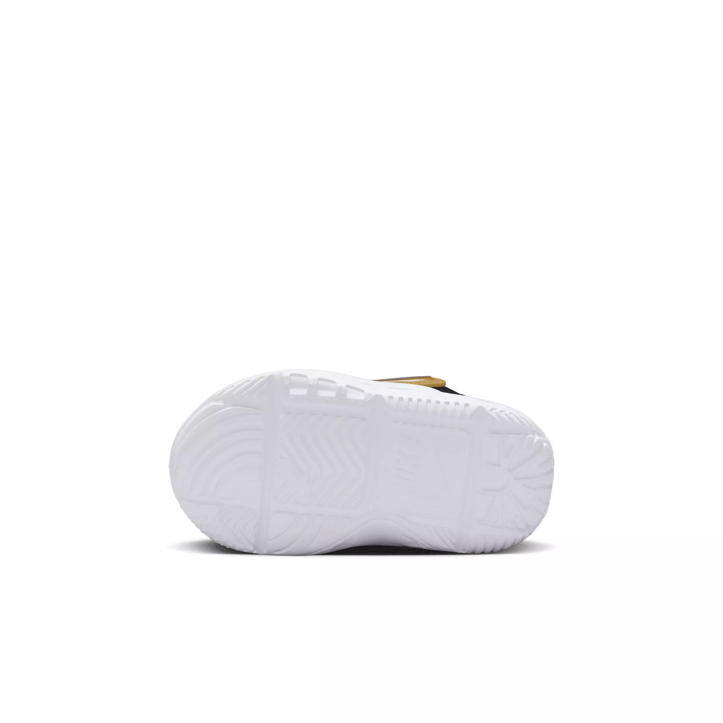 Nike Team Hustle D 12 "Black/Metallic Gold/White/Black" Infant Boys' Basketball Shoe - BLACK/GOLD/WHITE/BLACK