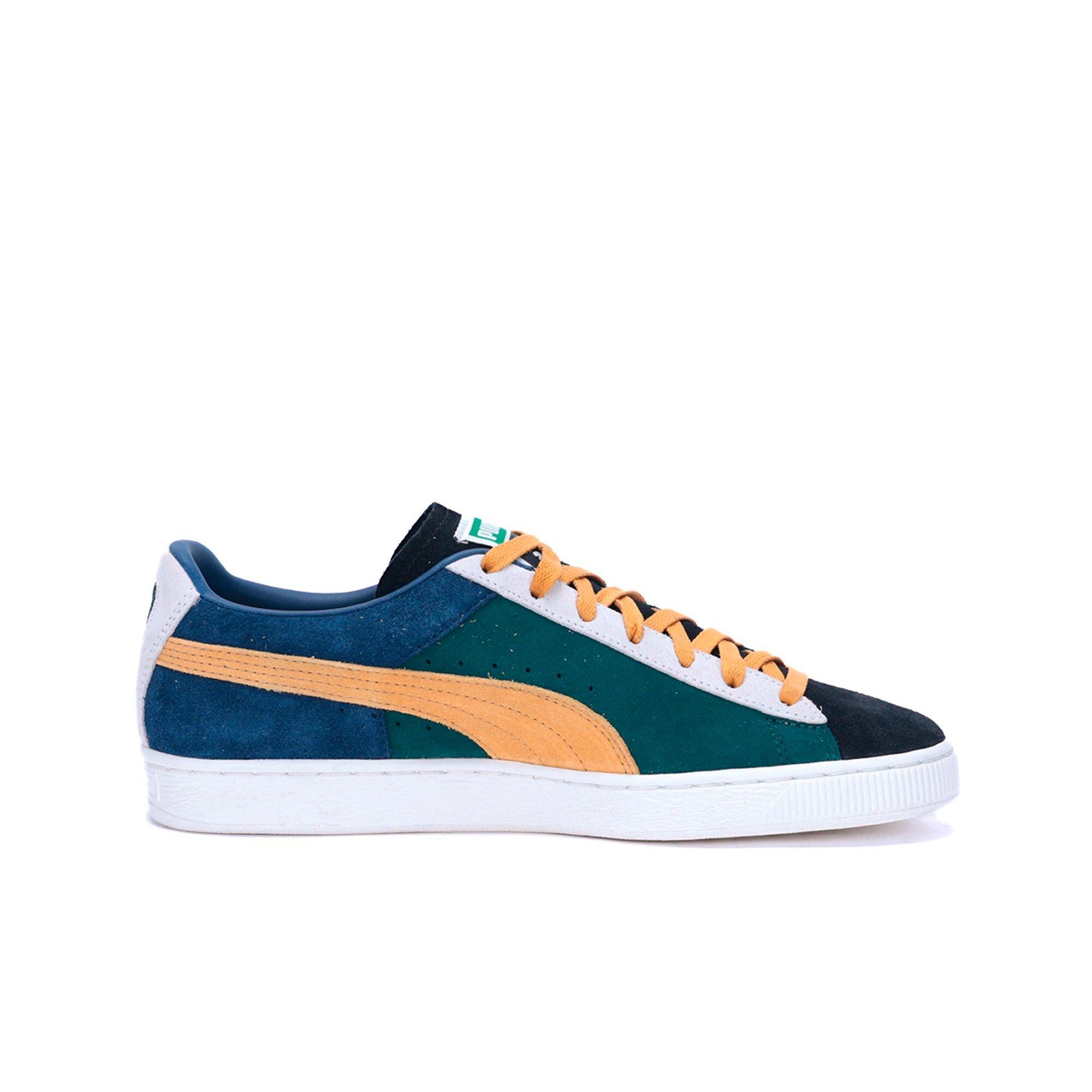PUMA Suede Iconix 23 "Persian Blue/Amber" Men's Shoe - BLUE/AMBER Thumbnail View 1