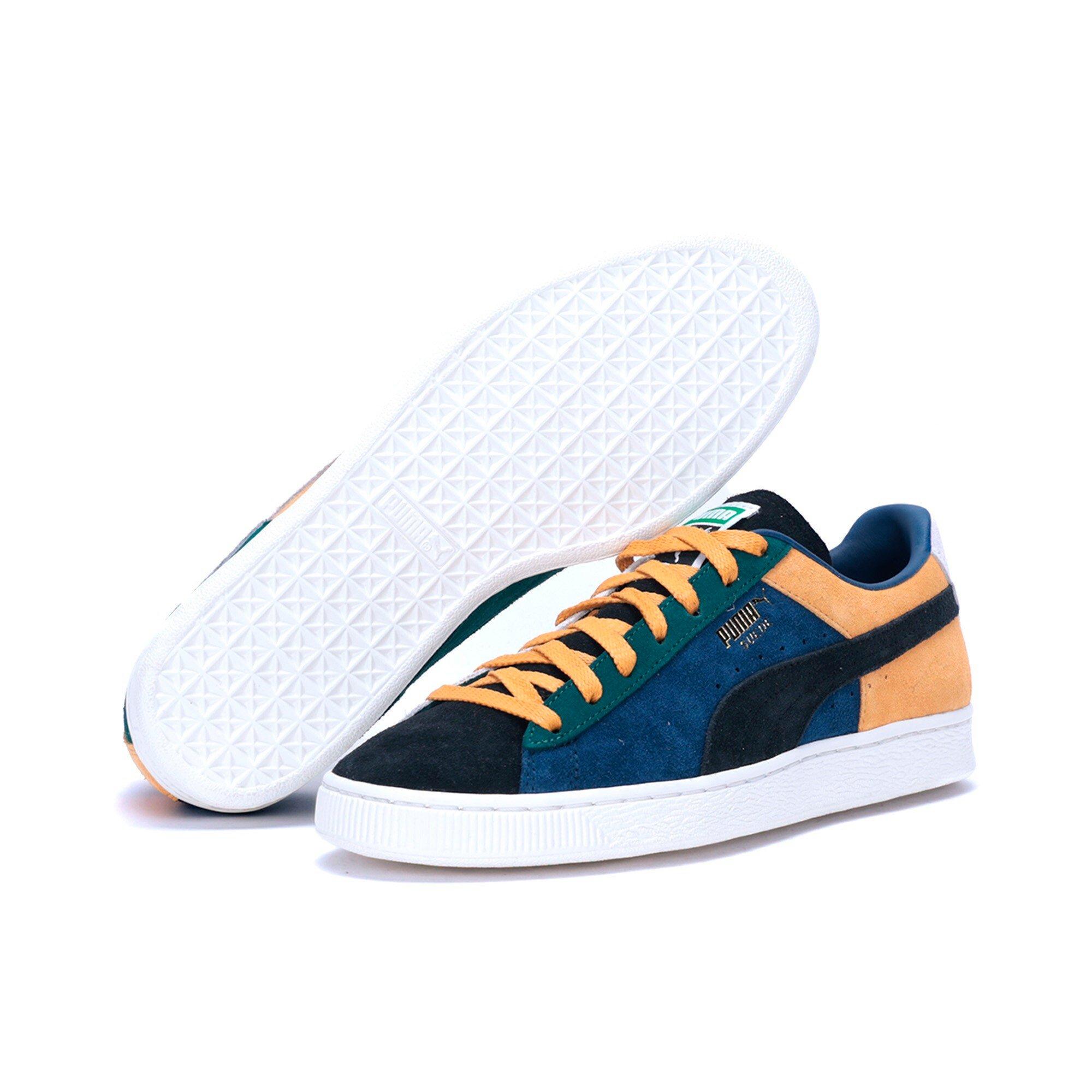 PUMA Suede Iconix 23 "Persian Blue/Amber" Men's Shoe - BLUE/AMBER Thumbnail View 6