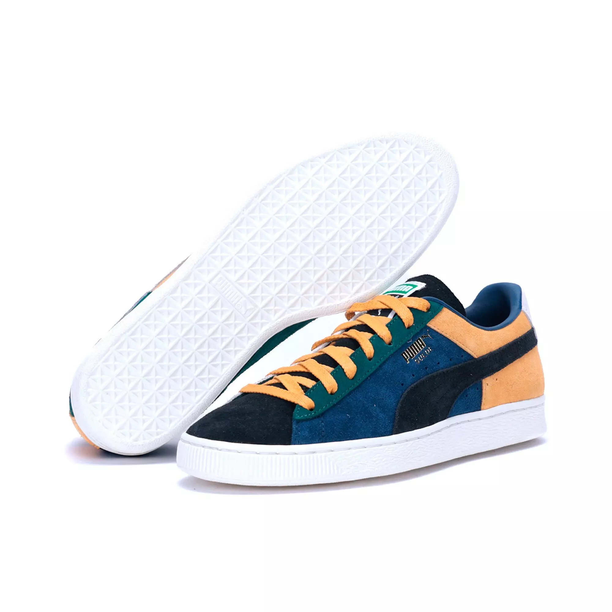 PUMA Suede Iconix 23 "Persian Blue/Amber" Men's Shoe - BLUE/AMBER