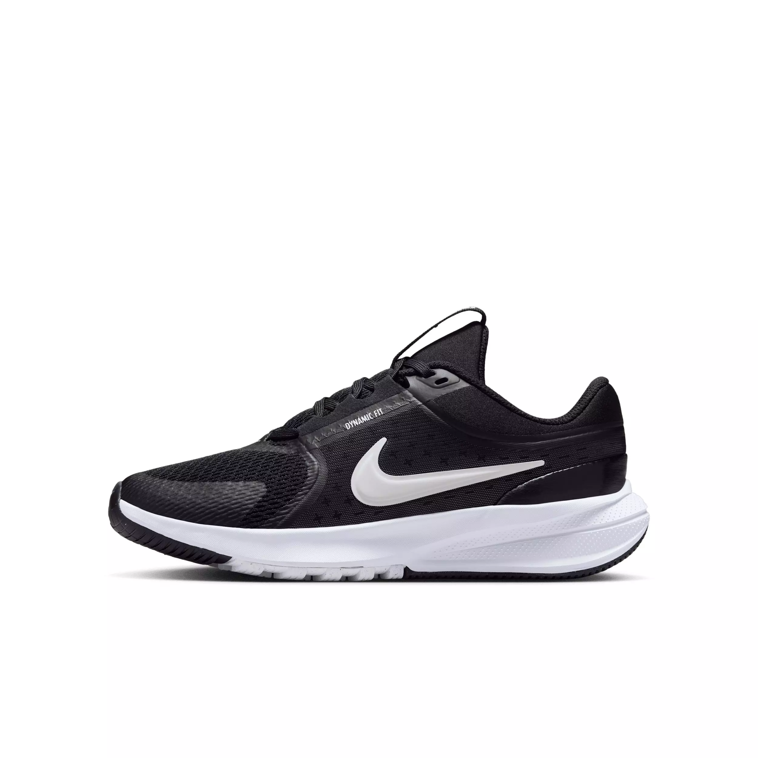 Nike Star Runner 5 "Black/White/Summit White/White" Grade School Boys' Running Shoe - BLACK/WHITE/WHITE/WHITE