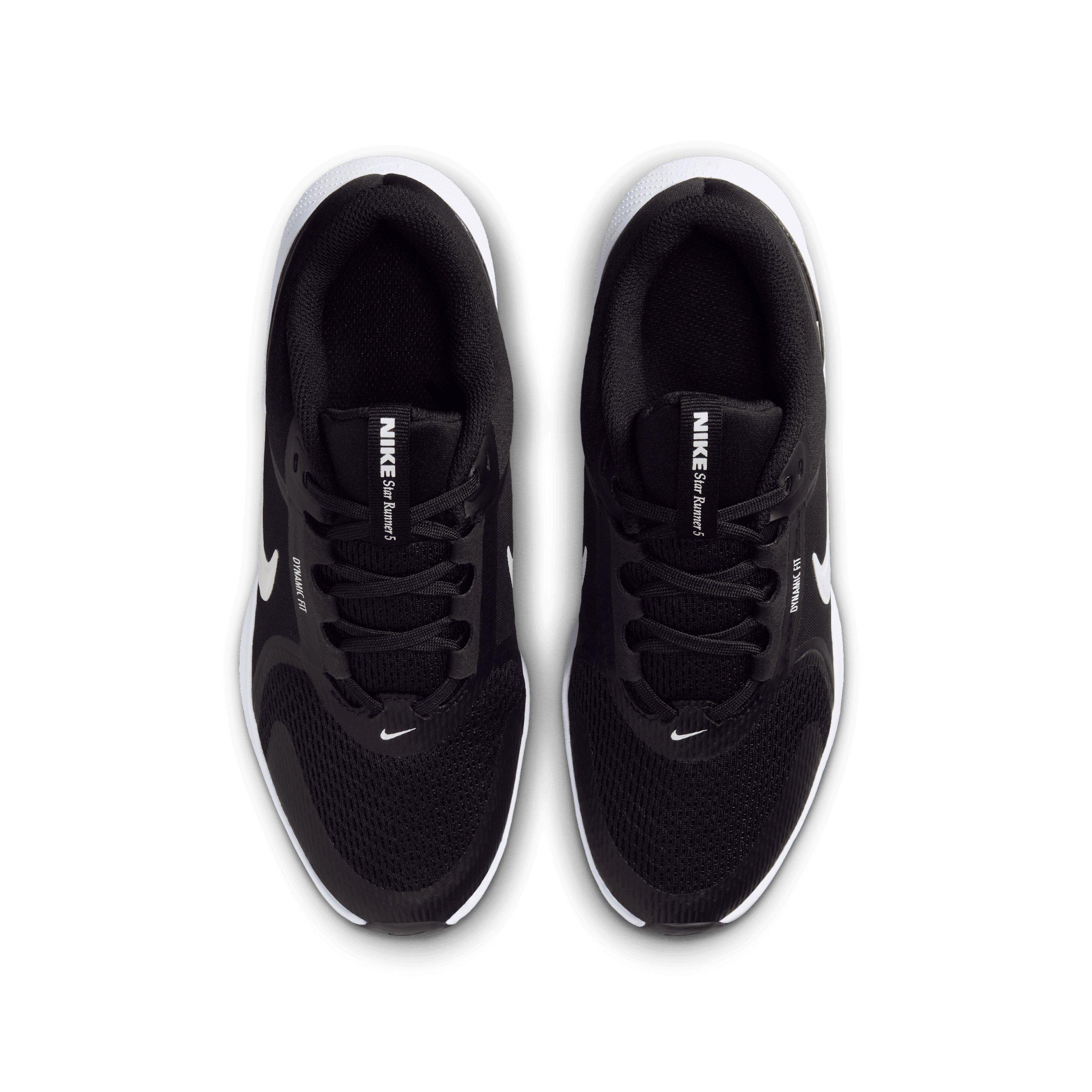 Nike Star Runner 5 Grade School Boys' "Black/White/Summit White/White" Running Shoe