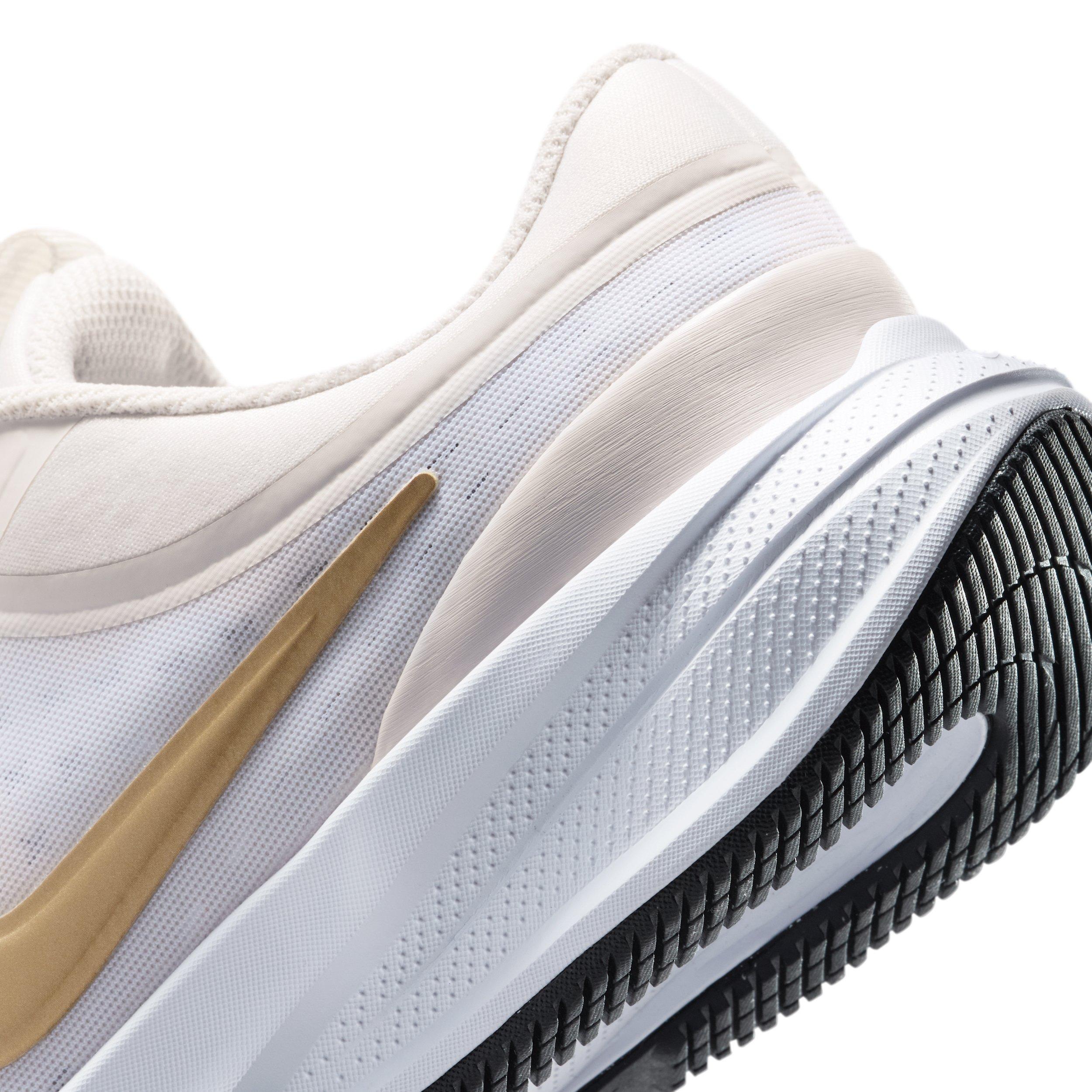 Nike Star Runner 5 Grade School Girls' "Platinum Tint/Black/Metallic Gold" Running Shoe