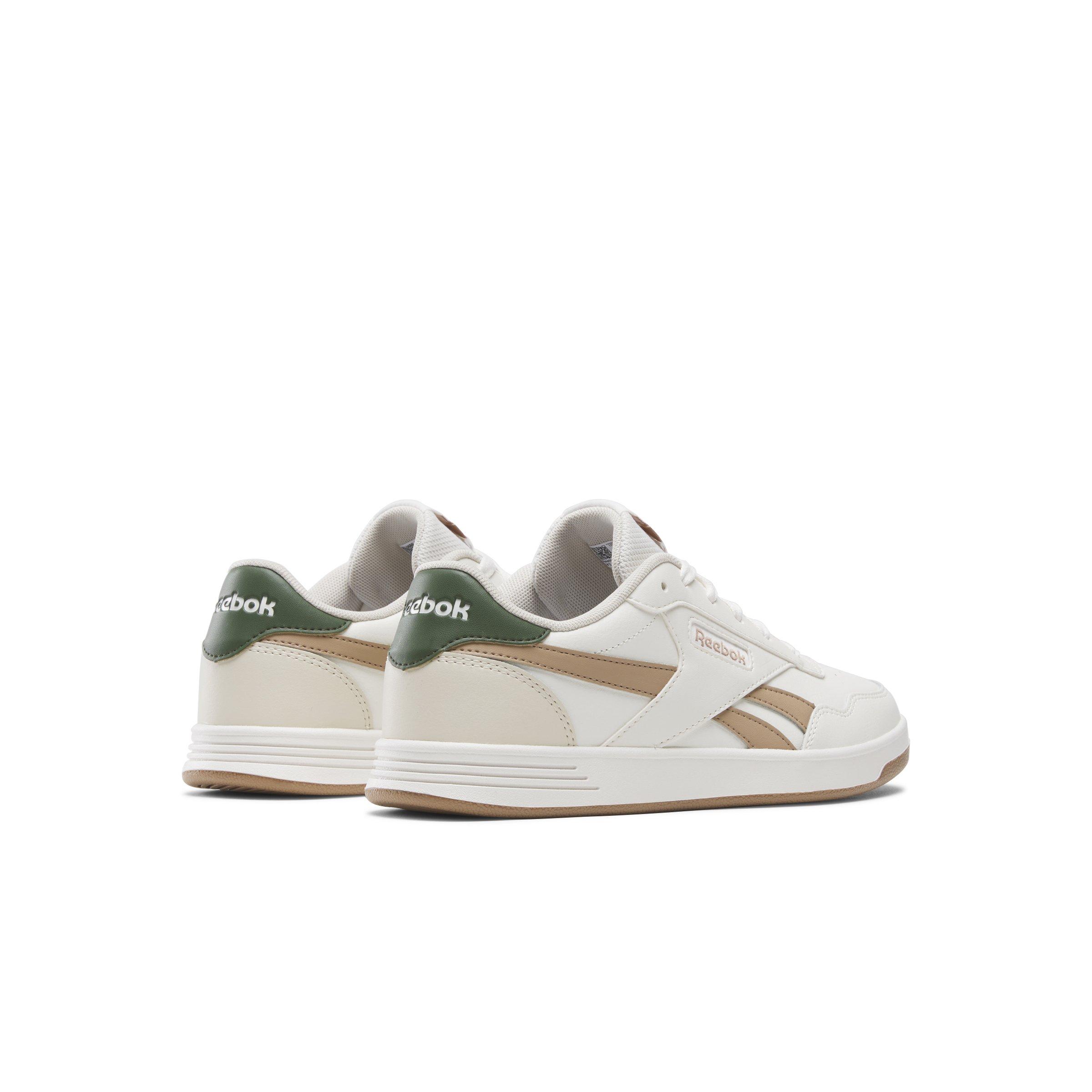 Reebok Court Advance "Off White/Beige/Dark Green" Women's Shoe - OFF WHITE/BEIGE/DK GREEN Thumbnail View 3