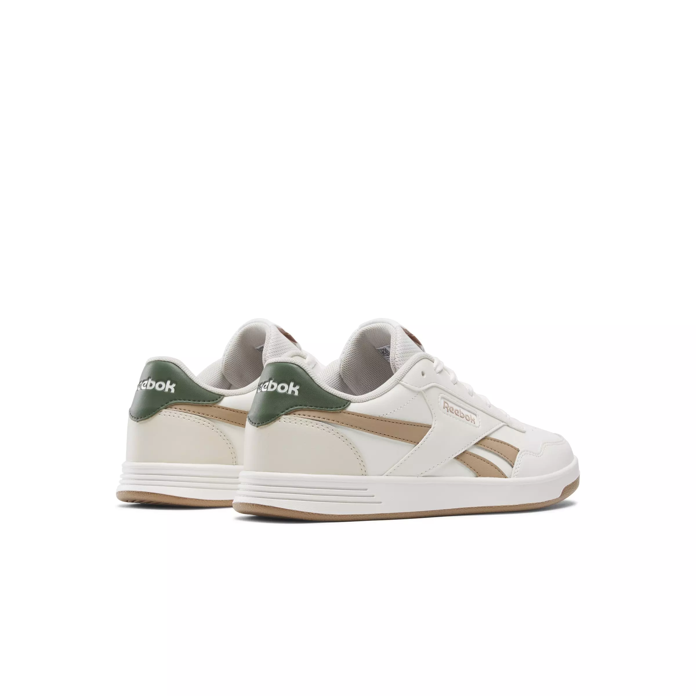 Reebok Court Advance "Off White/Beige/Dark Green" Women's Shoe - OFF WHITE/BEIGE/DK GREEN