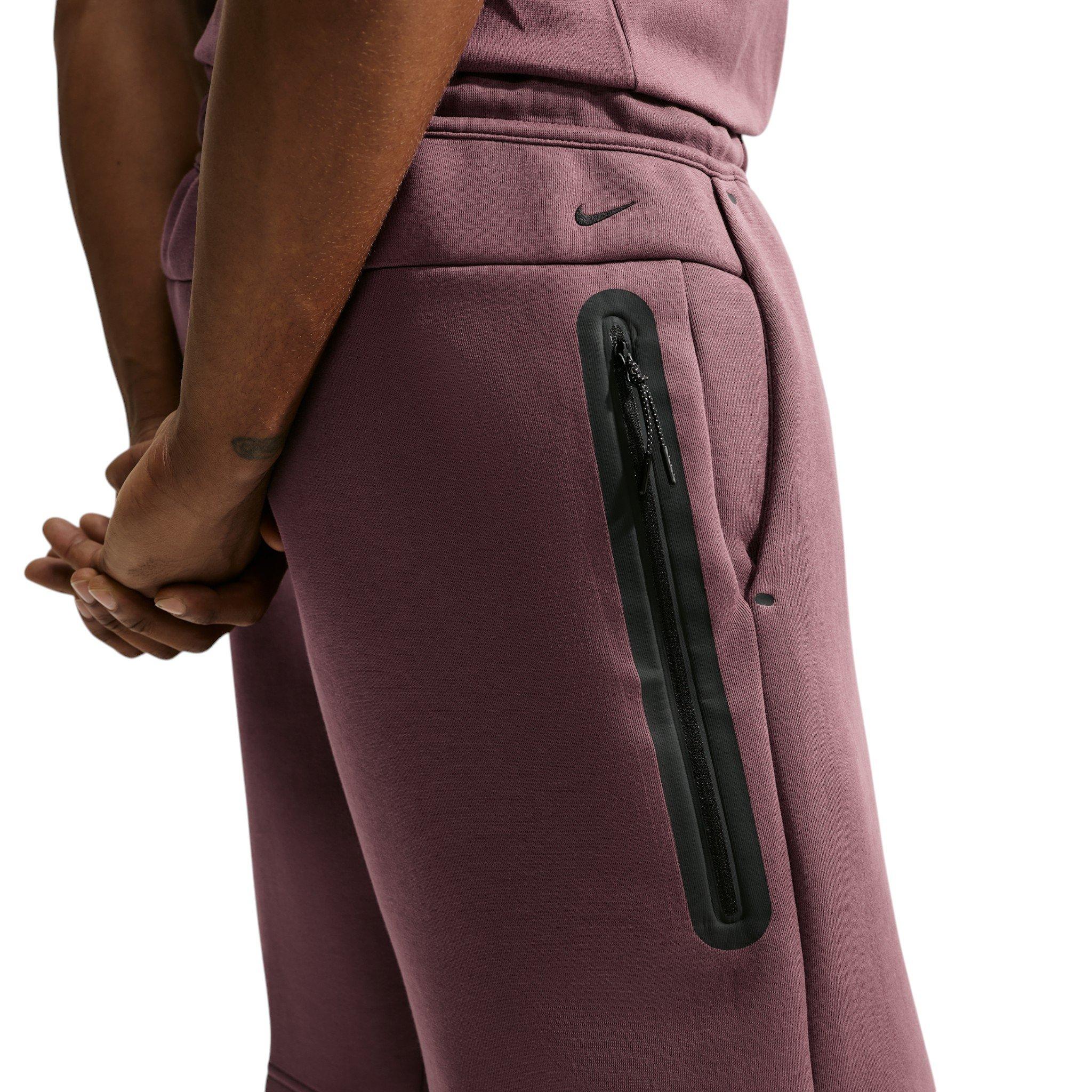 Nike Men's Tech Fleece Shorts - PURPLE Thumbnail View 3