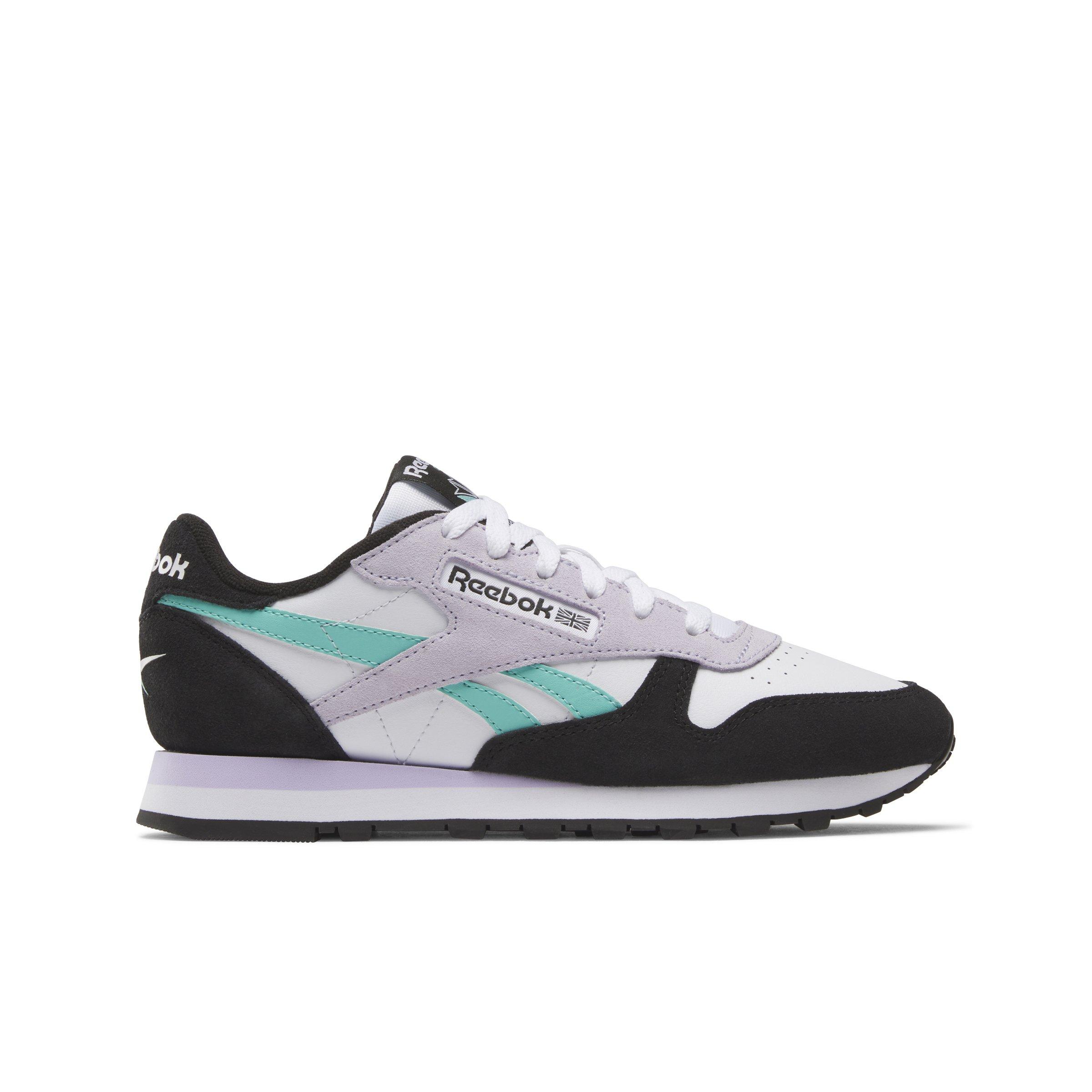 Reebok Classic Leather "Grey/Mint/Black/White" Women's Shoe - GREY/MINT/BLACK/WHITE Thumbnail View 1