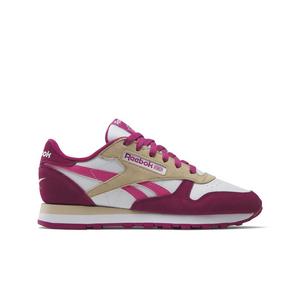 Reebok Classic Leather "Beige/Berry/White" Women's Shoe