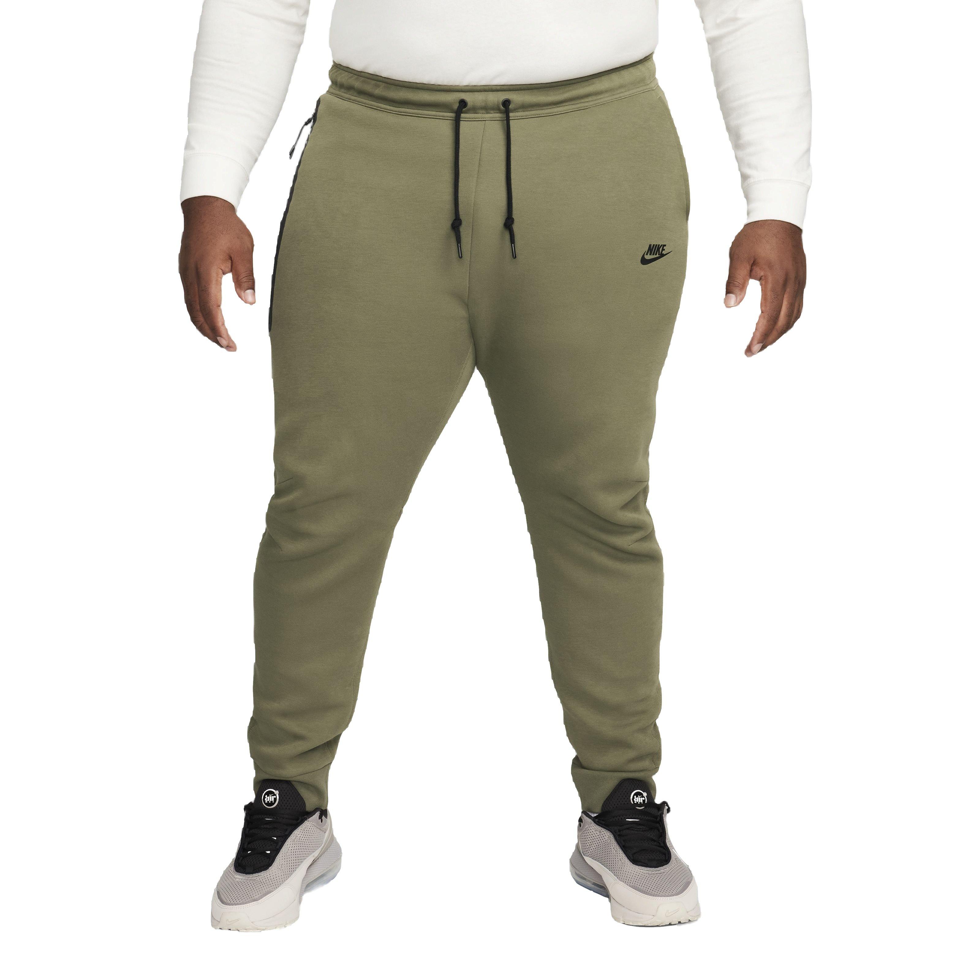 Nike Men's Tech Fleece Slim Fit Joggers - OLIVE Thumbnail View 1