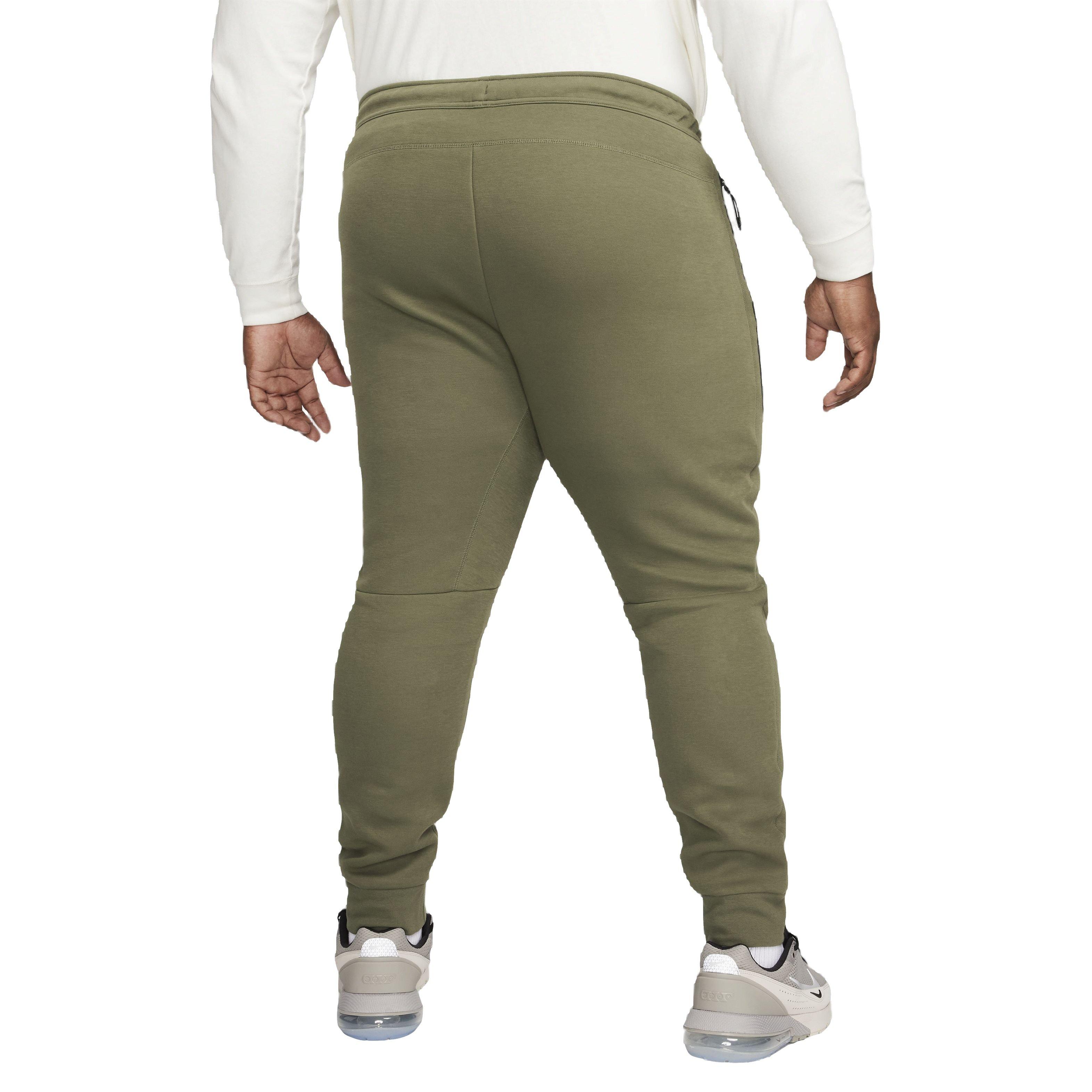 Nike Men's Tech Fleece Slim Fit Joggers - OLIVE Thumbnail View 2