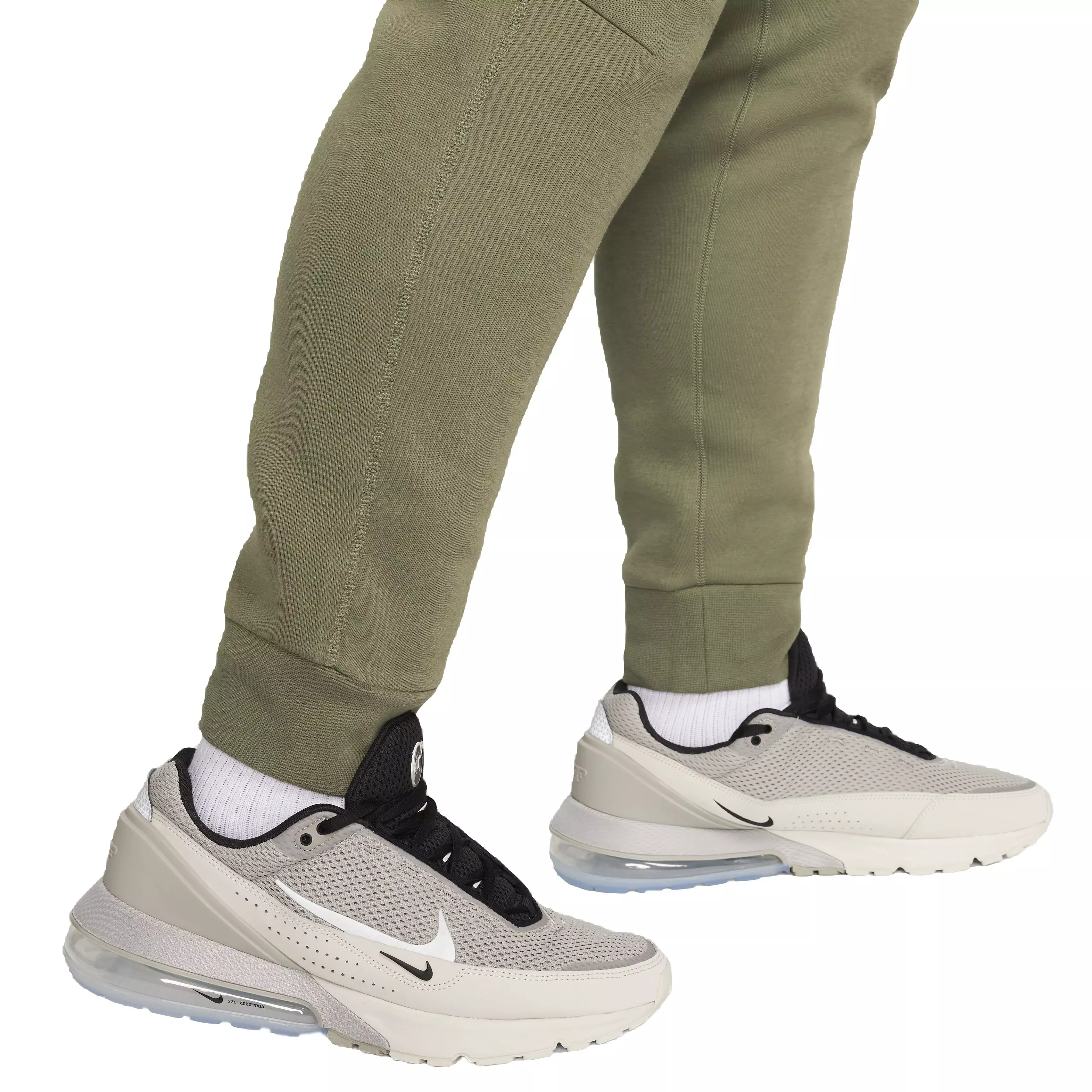 Nike Men's Tech Fleece Slim Fit Joggers - OLIVE