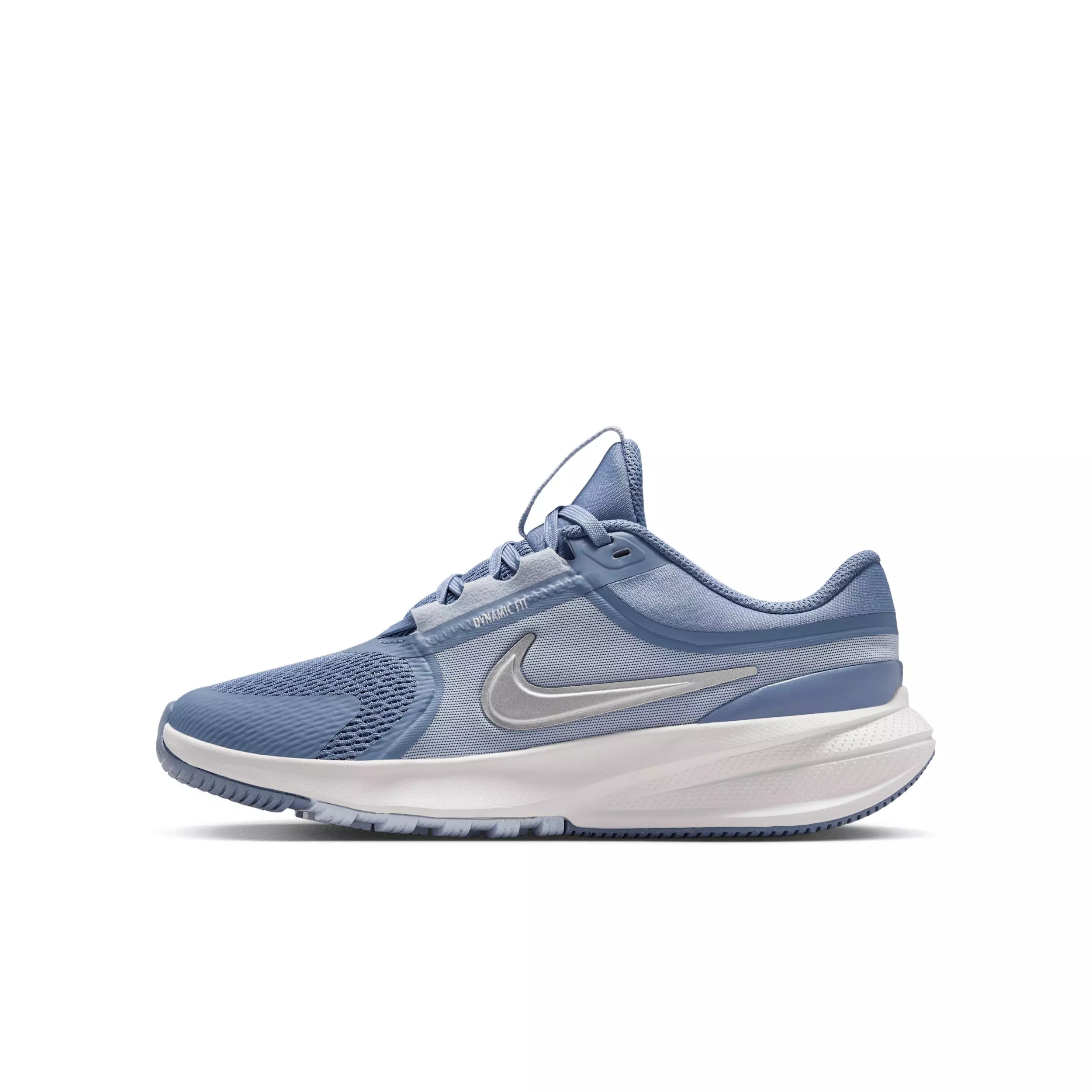 Nike Star Runner 5 "World Indigo/Ghost/Platinum Tint/Silver" Grade School Boys' Running Shoe - INDIGO/GHOST/PLATINUM/SILVER