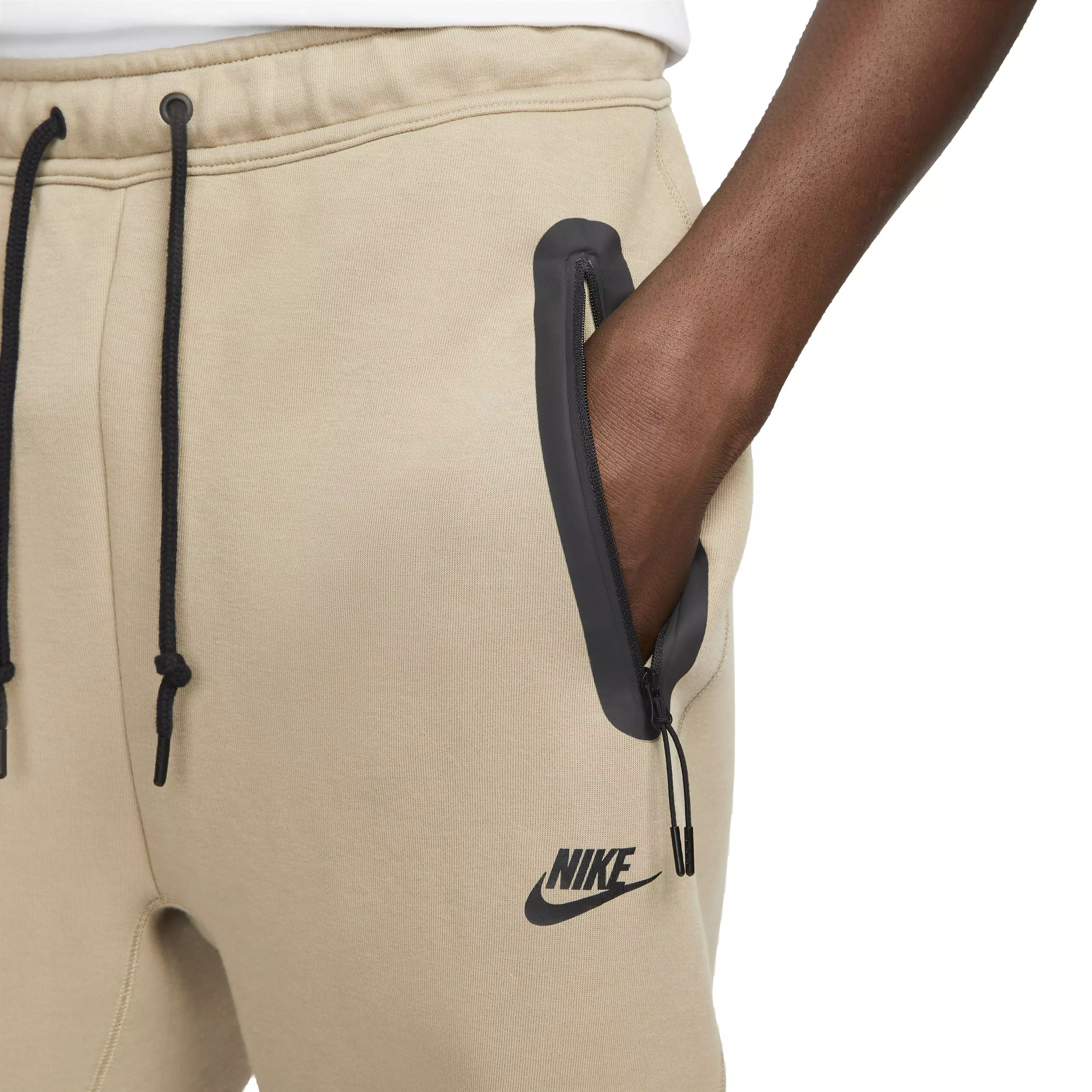 Nike Men's Tech Fleece Open-Hem Sweatpants - BROWN