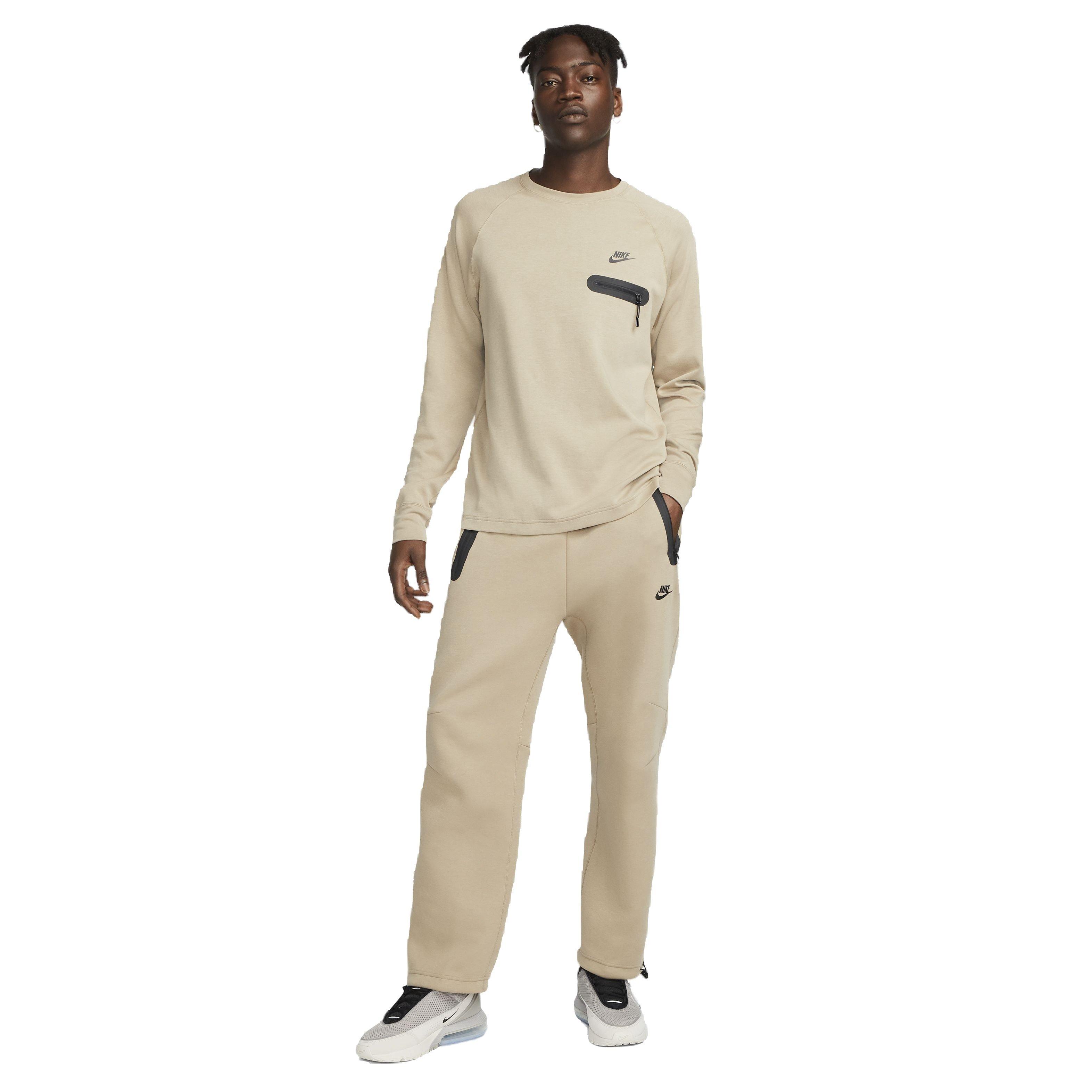 Nike Men's Tech Fleece Open-Hem Sweatpants - BROWN Thumbnail View 8