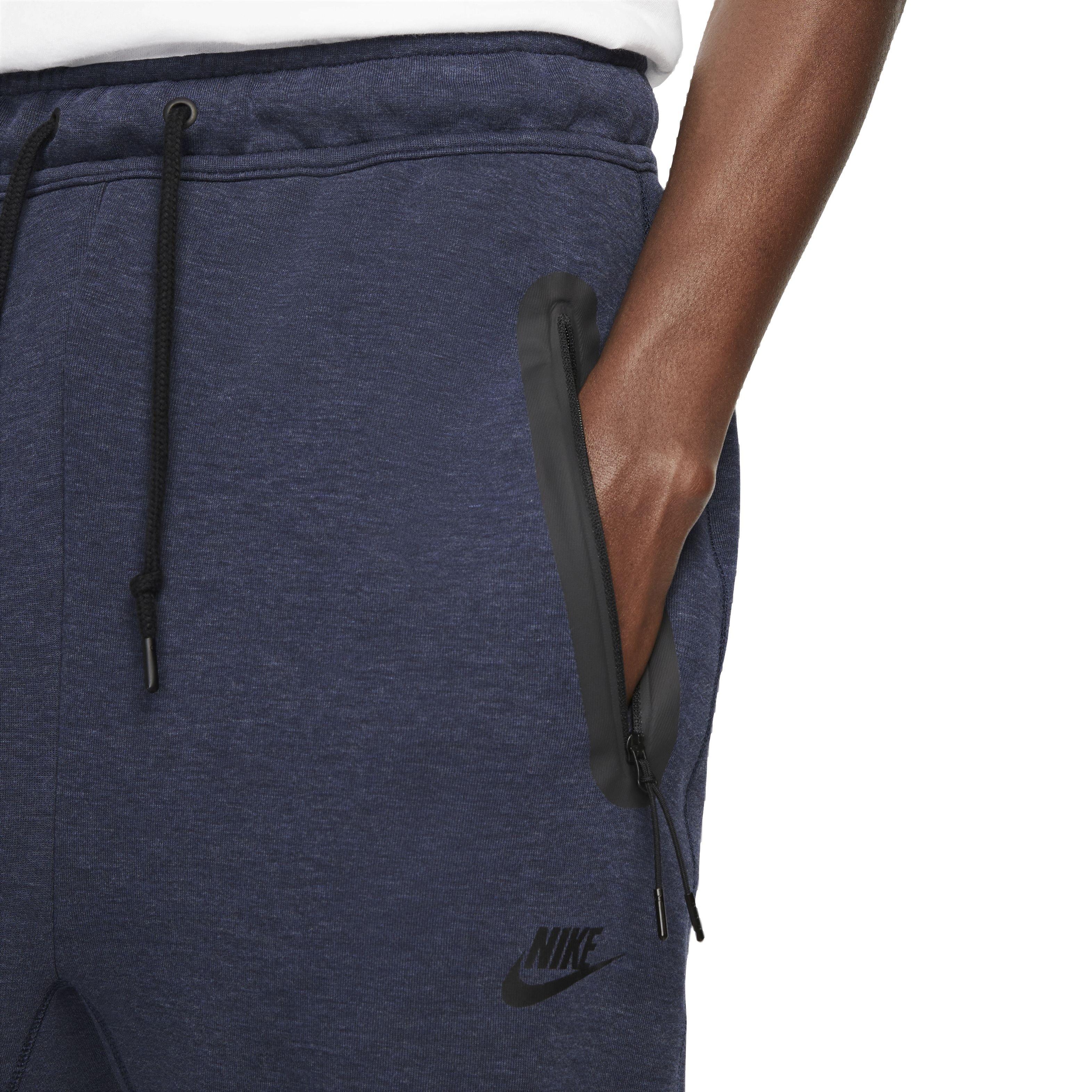 Nike Men's Tech Fleece Open-Hem Sweatpants - BLUE Thumbnail View 3