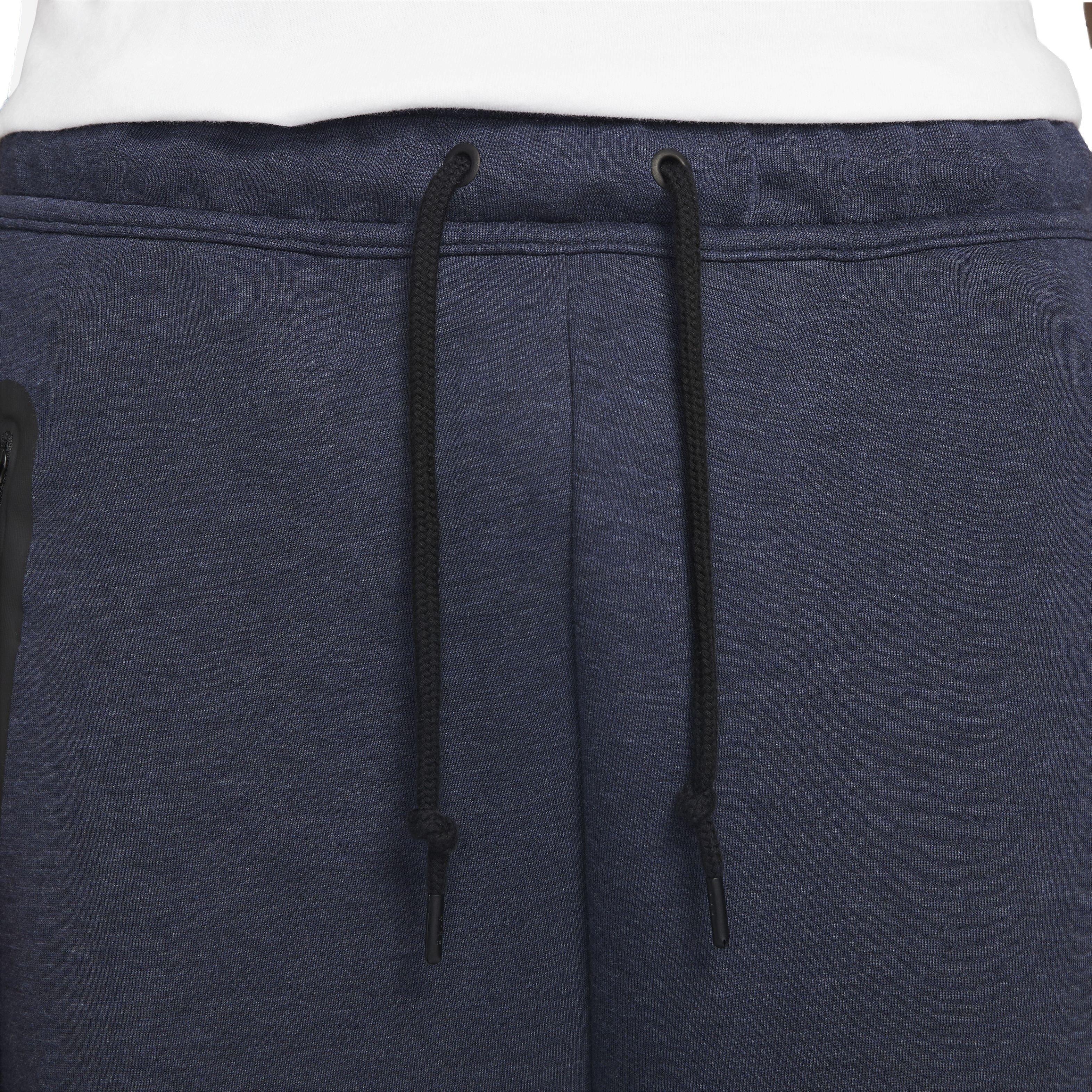 Nike Men's Tech Fleece Open-Hem Sweatpants - BLUE Thumbnail View 4