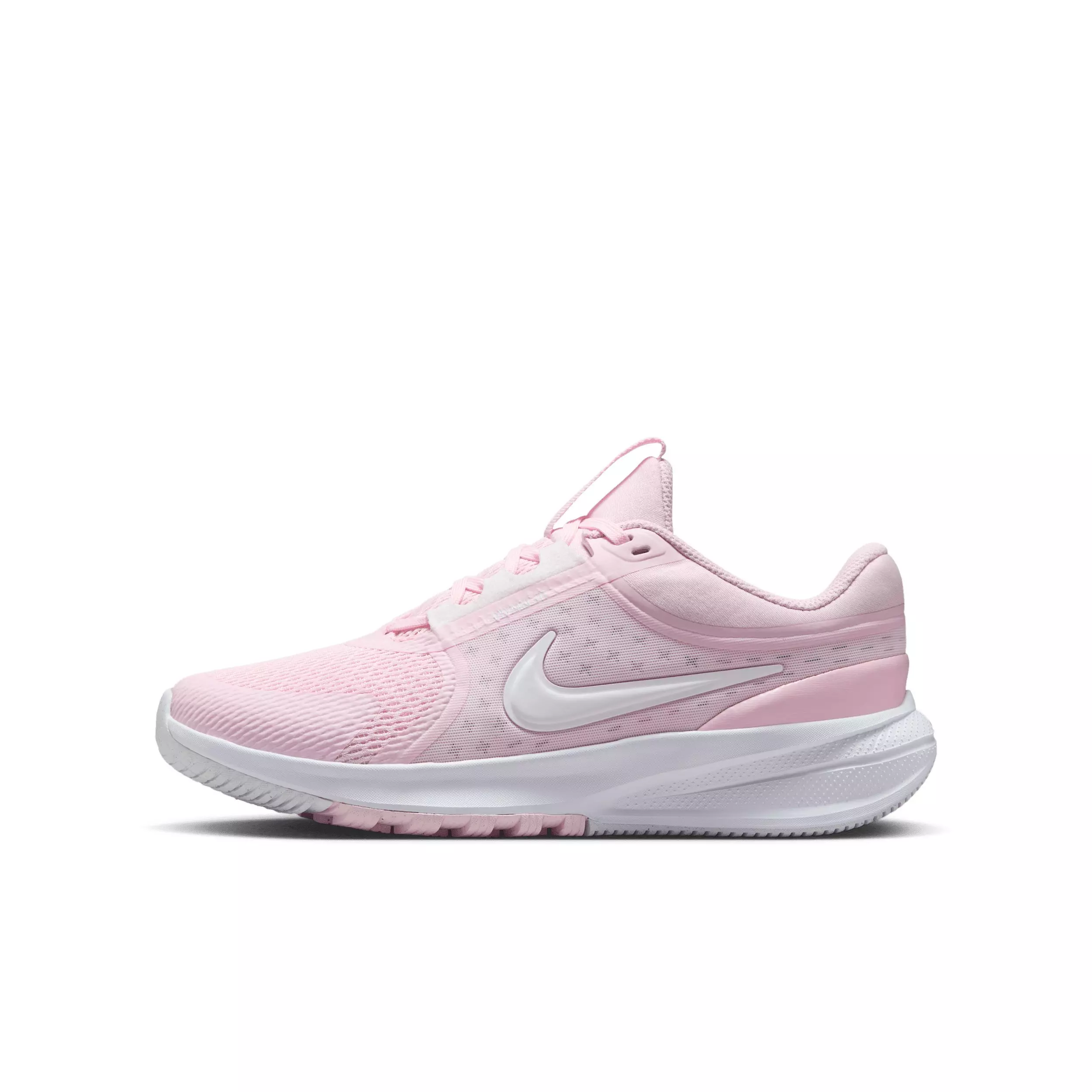 Nike Star Runner 5 "Pink Foam/Pink Foam/Pure Platinum/White" Grade School Girls' Running Shoe - PINK/PINK/PLATINUM/WHITE