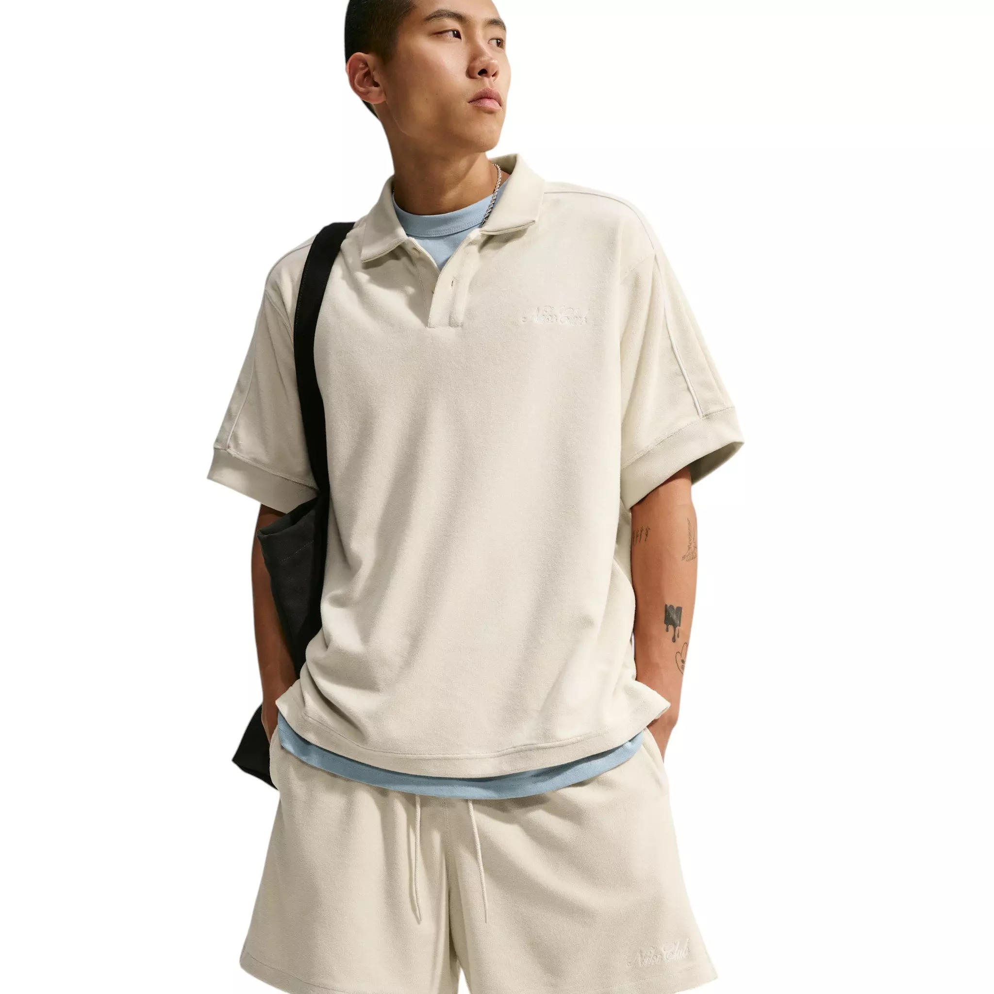 Nike Men's Sportswear Club Terry Shorts - BROWN