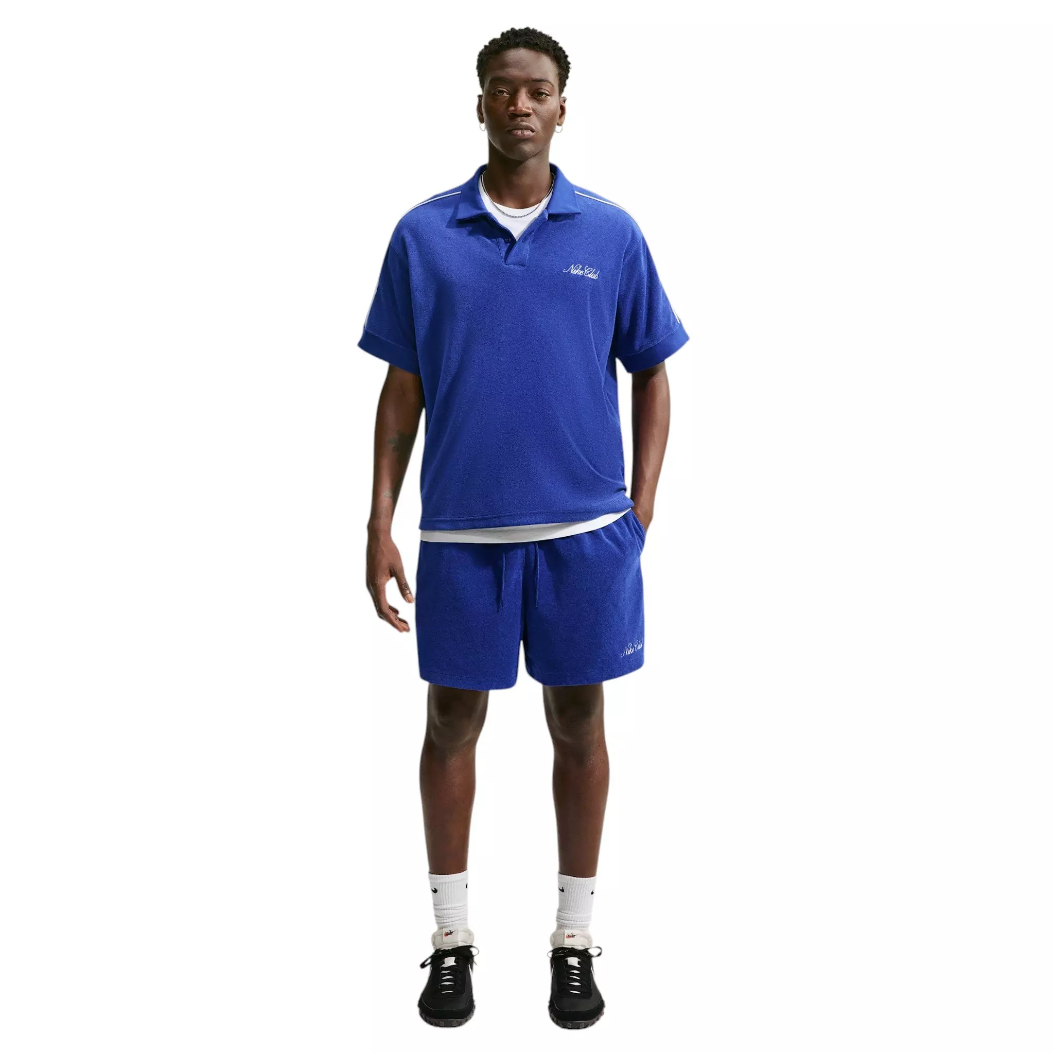 Nike Men's Sportswear Club Terry Shorts - BLUE