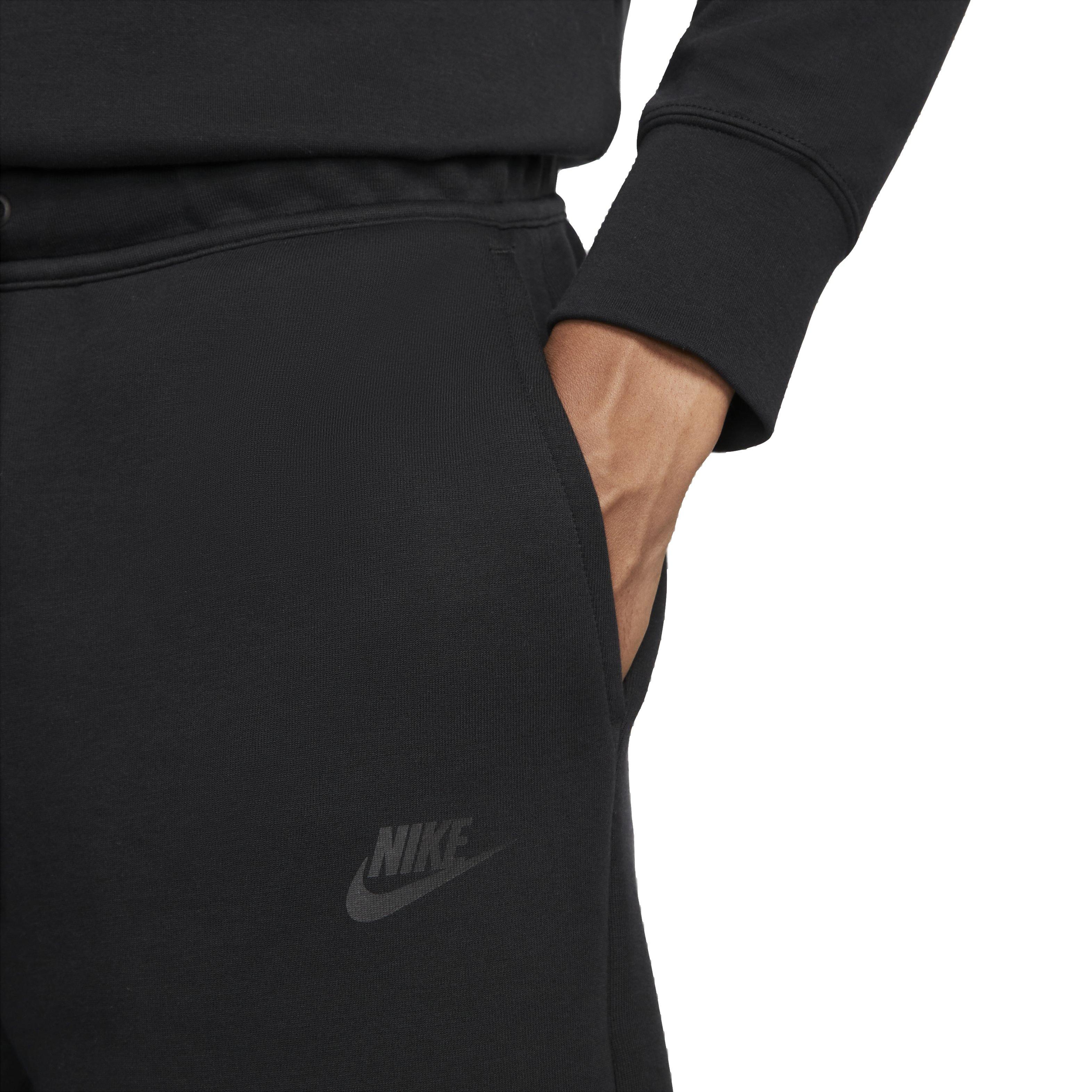 Nike Men's Tech Fleece Shorts - Black - BLACK Thumbnail View 4