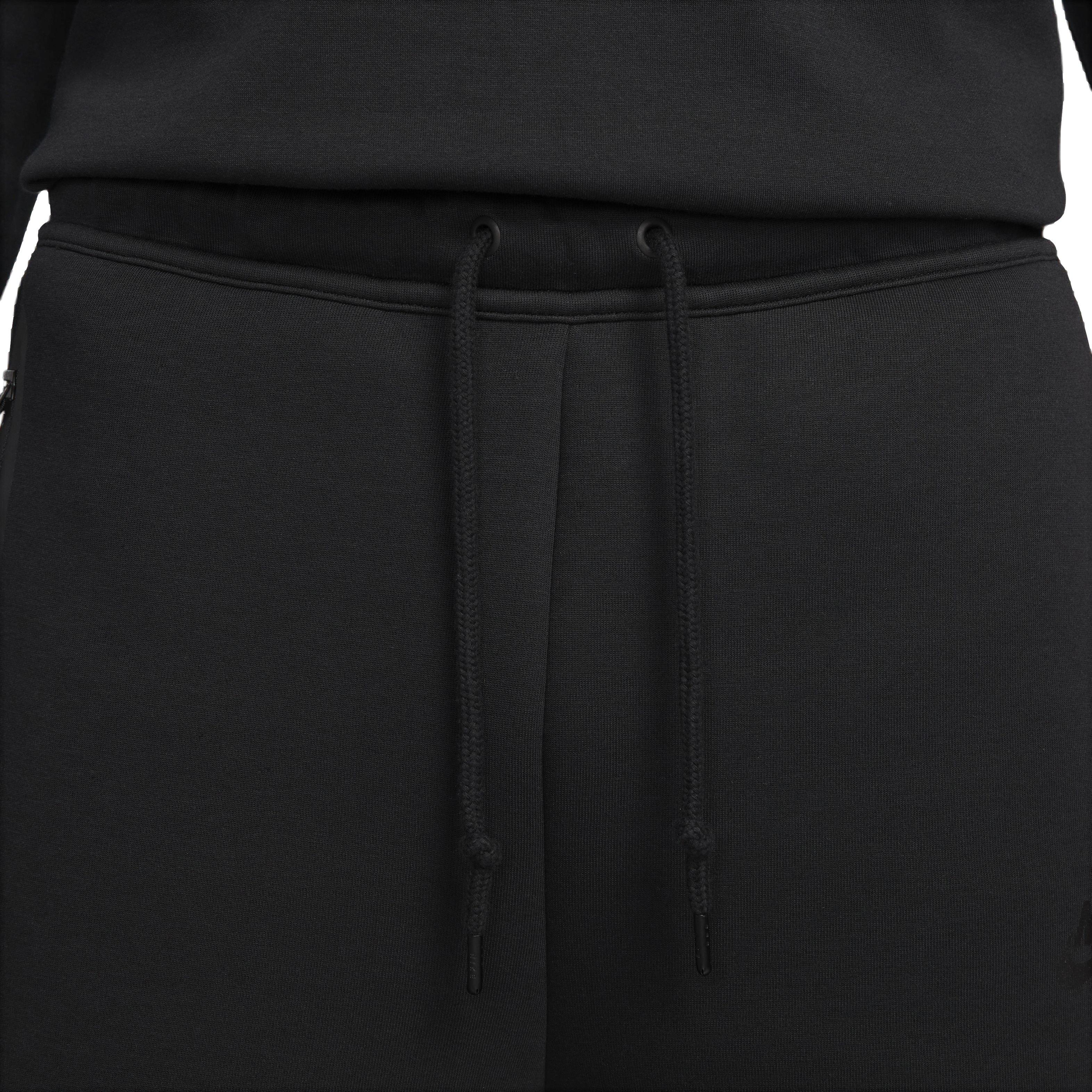 Nike Men's Tech Fleece Shorts - Black - BLACK Thumbnail View 5