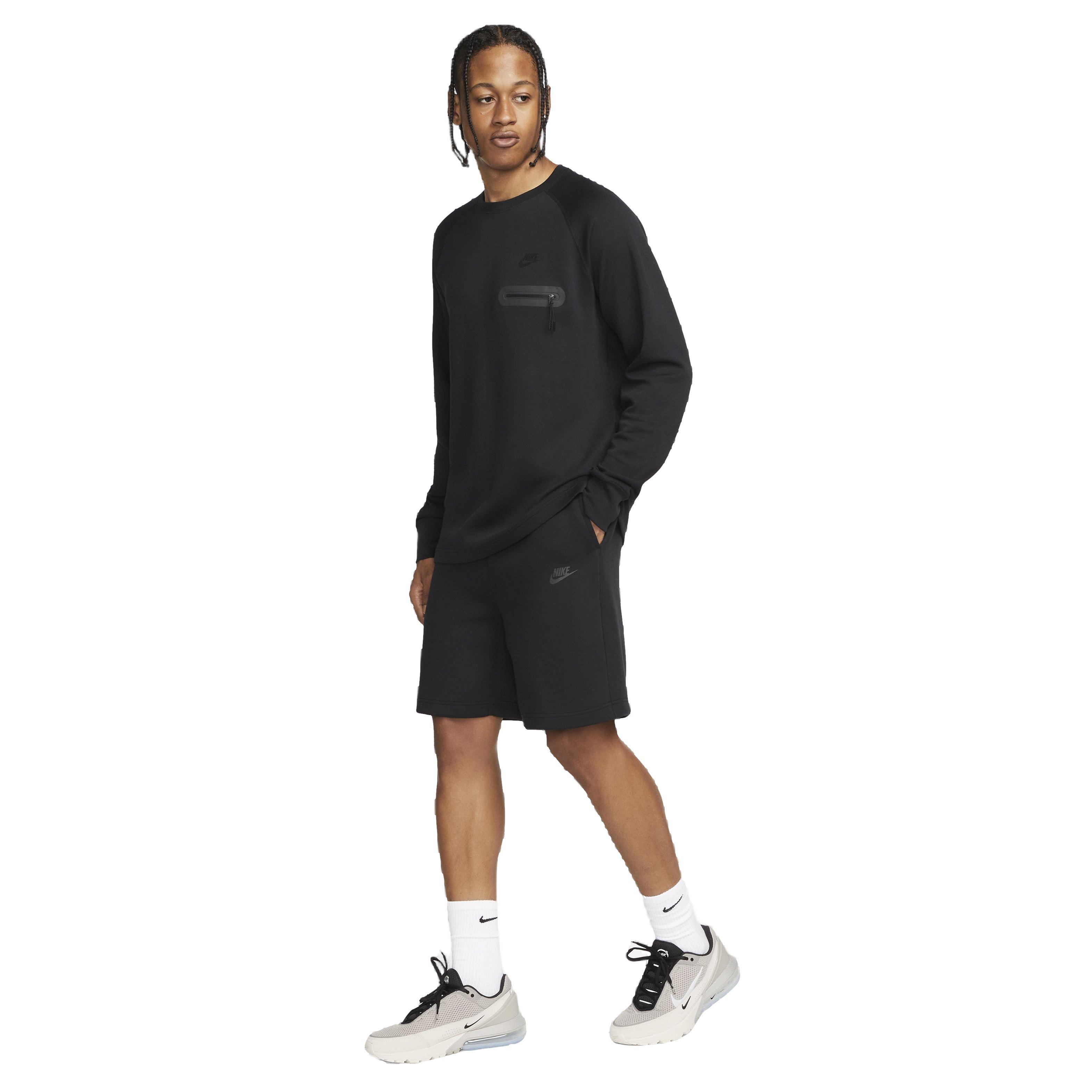 Nike Men's Tech Fleece Shorts - Black - BLACK Thumbnail View 8