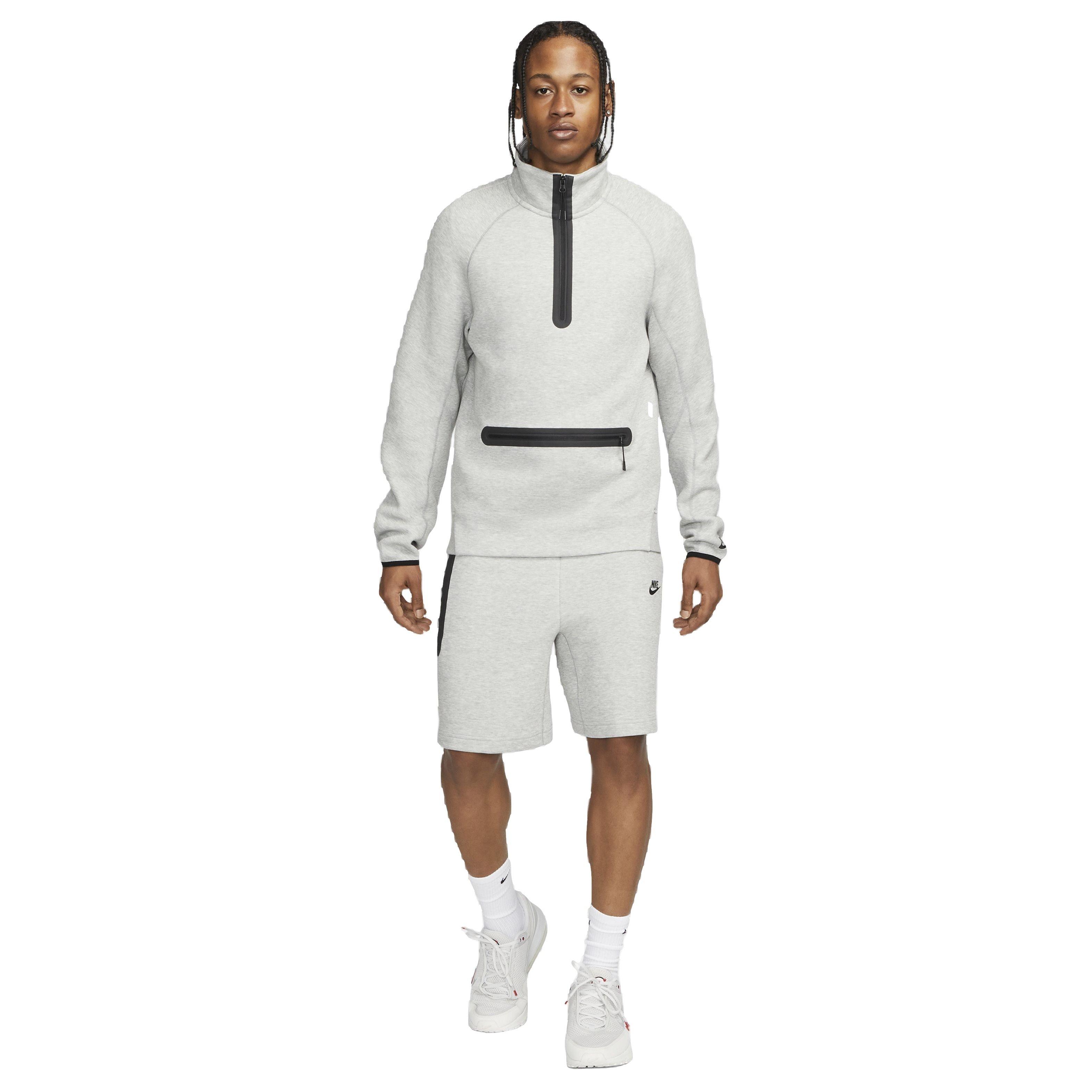 Nike Men's Tech Fleece Shorts - Black - GREY Thumbnail View 8