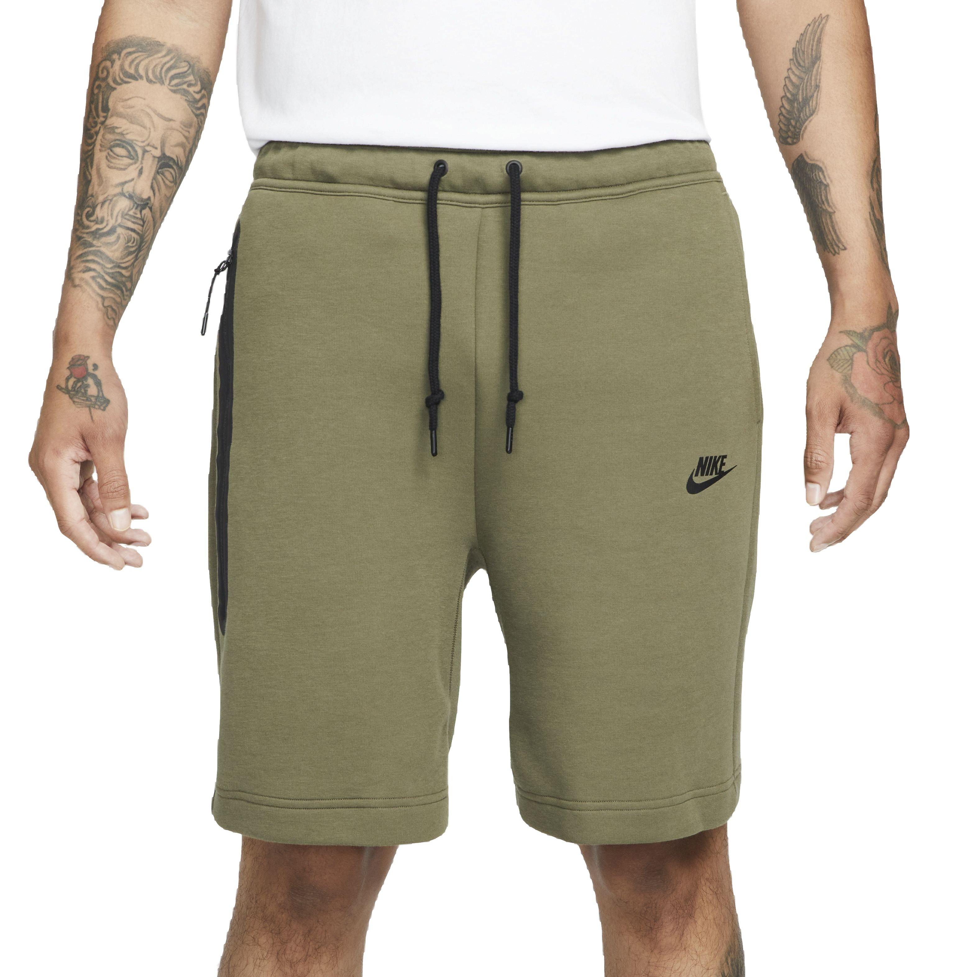 Nike Men's Tech Fleece Shorts - OLIVE Thumbnail View 1