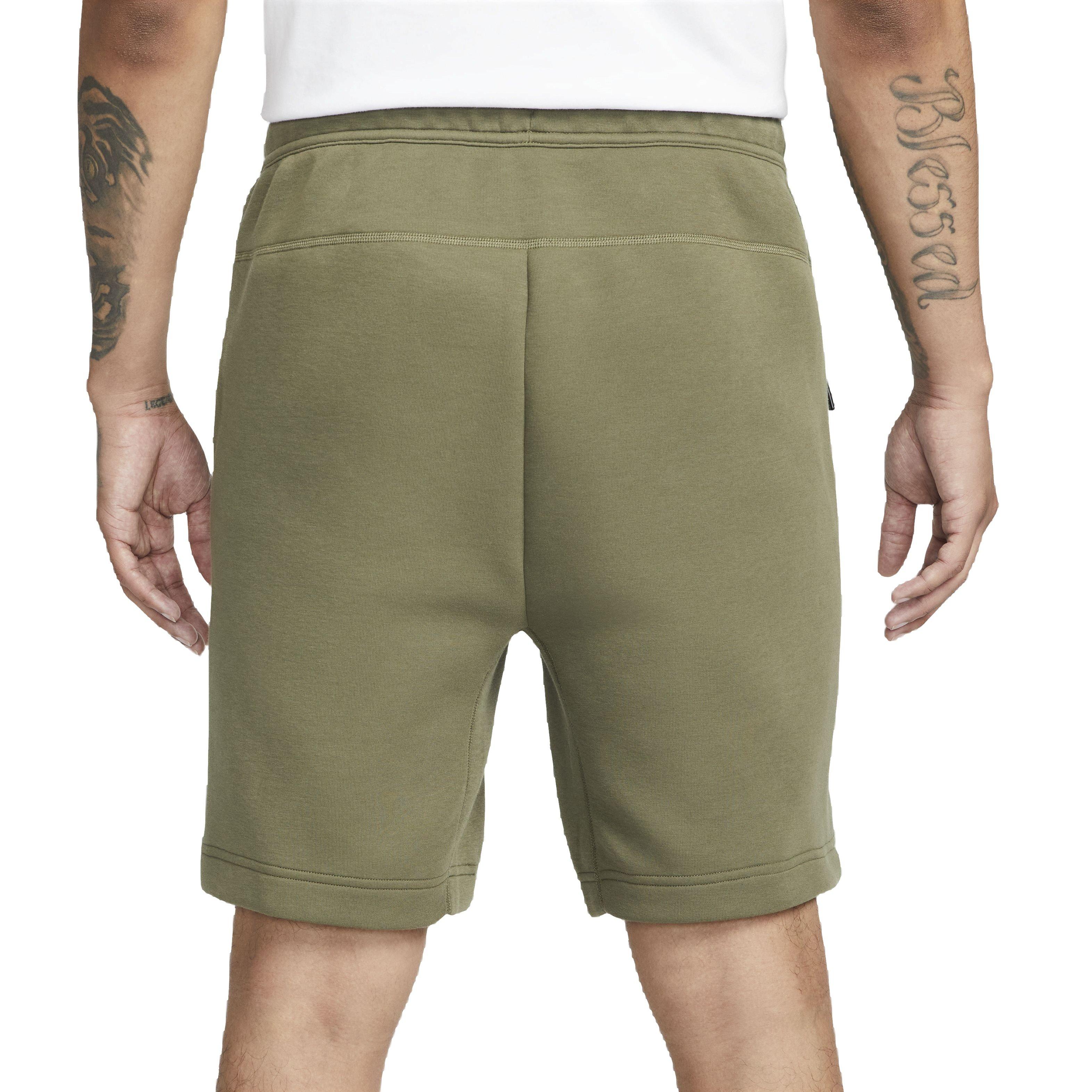 Nike Men's Tech Fleece Shorts - Black - OLIVE Thumbnail View 2