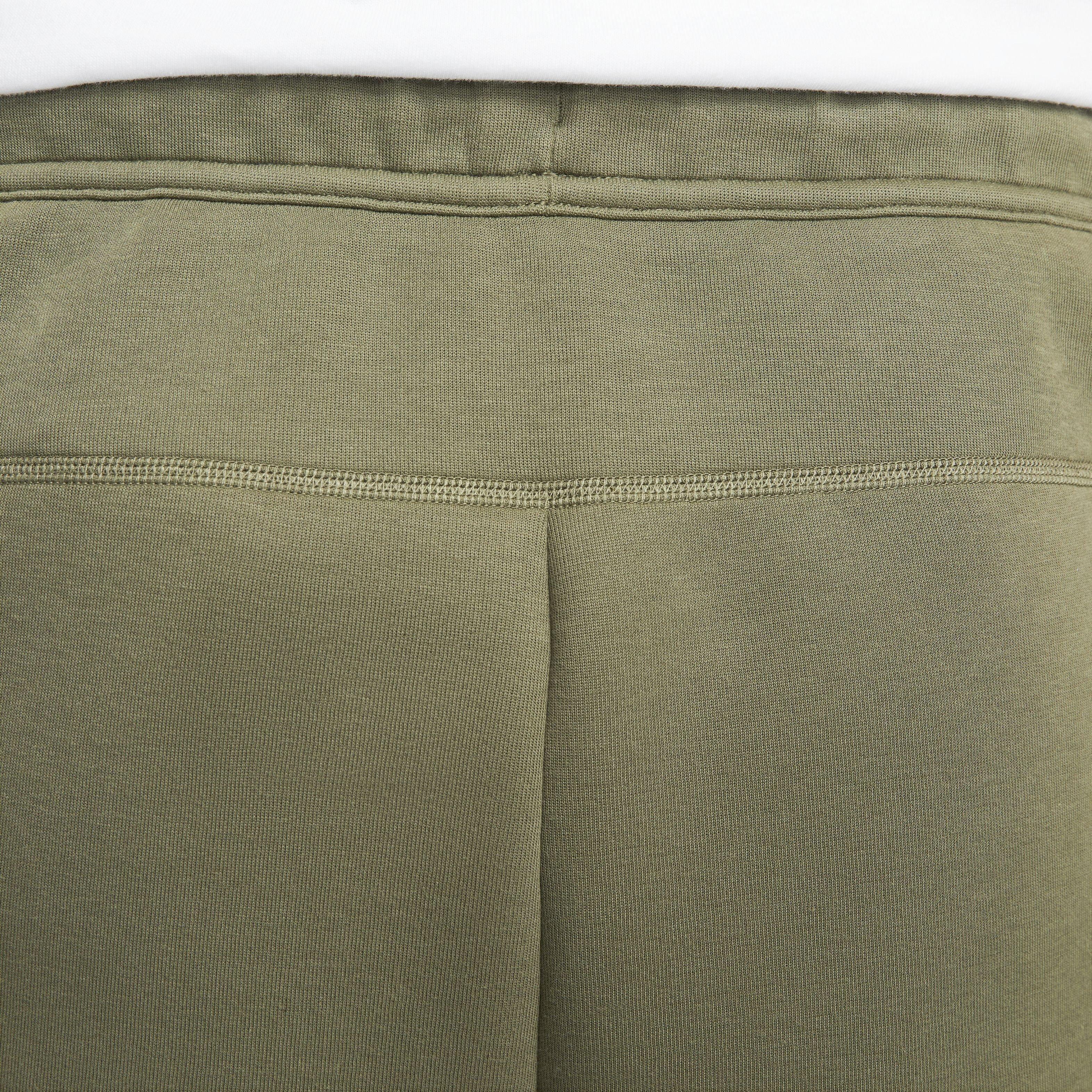 Nike Men's Tech Fleece Shorts - OLIVE Thumbnail View 5