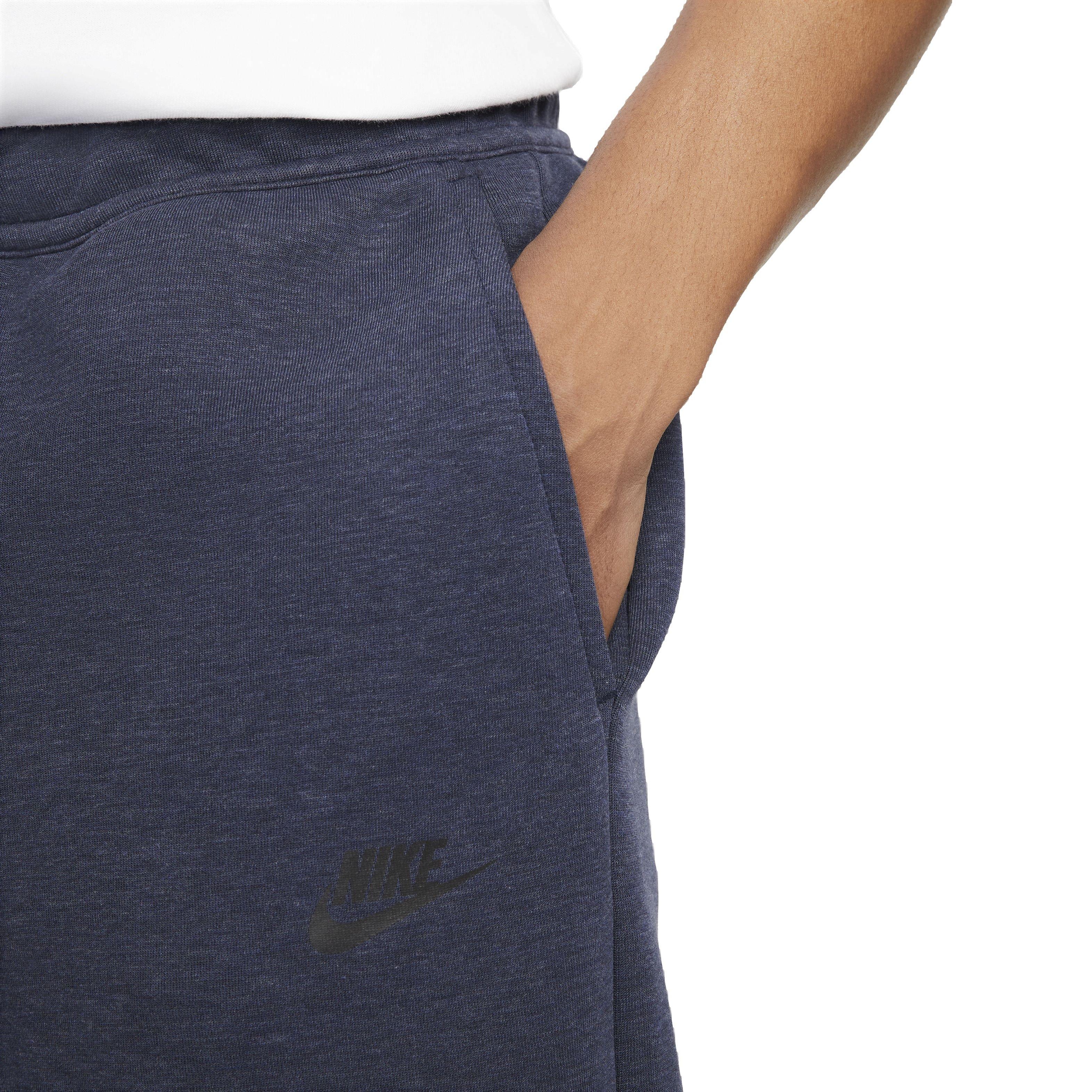 Nike Men's Tech Fleece Shorts - BLUE Thumbnail View 4