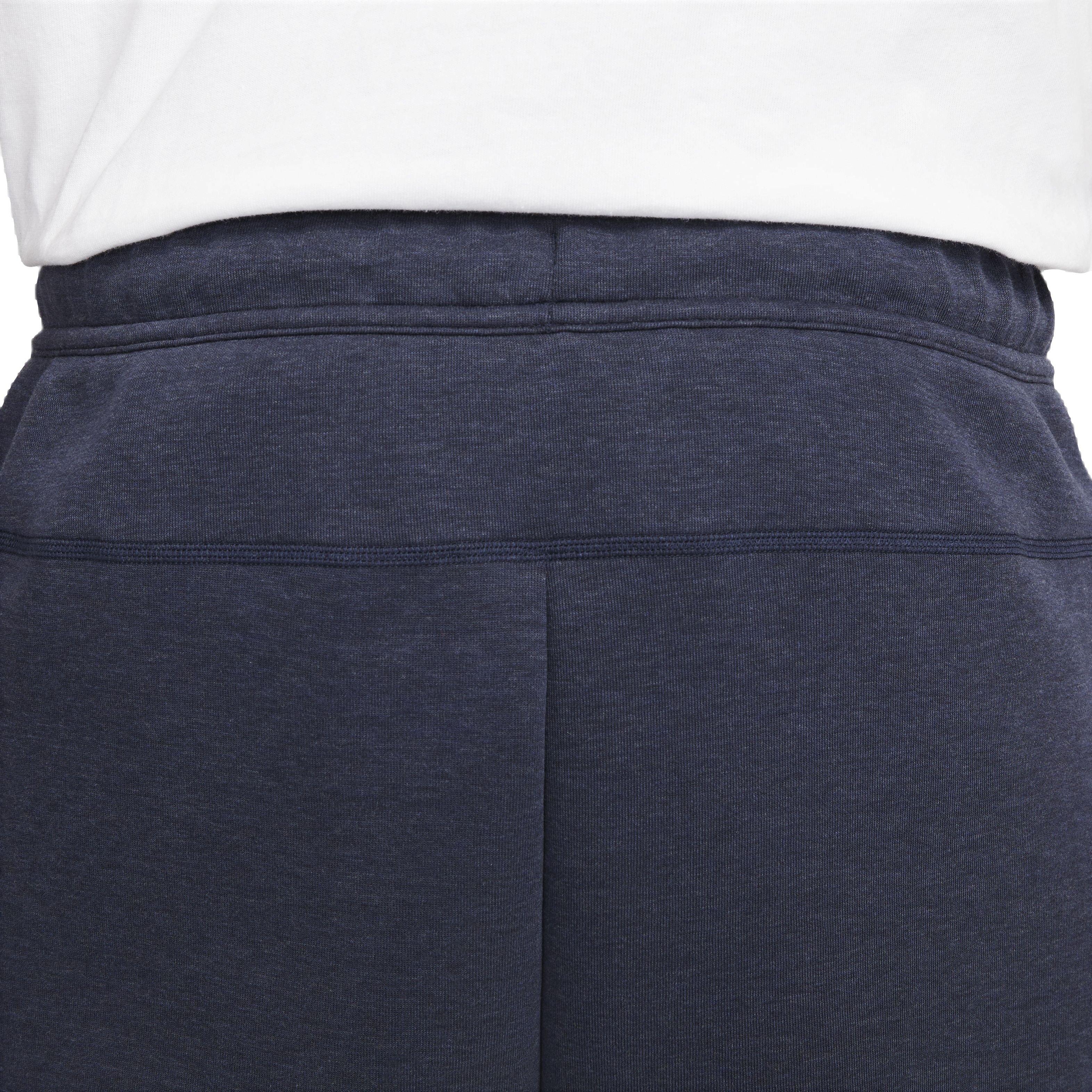 Nike Men's Tech Fleece Shorts - Black - BLUE Thumbnail View 7