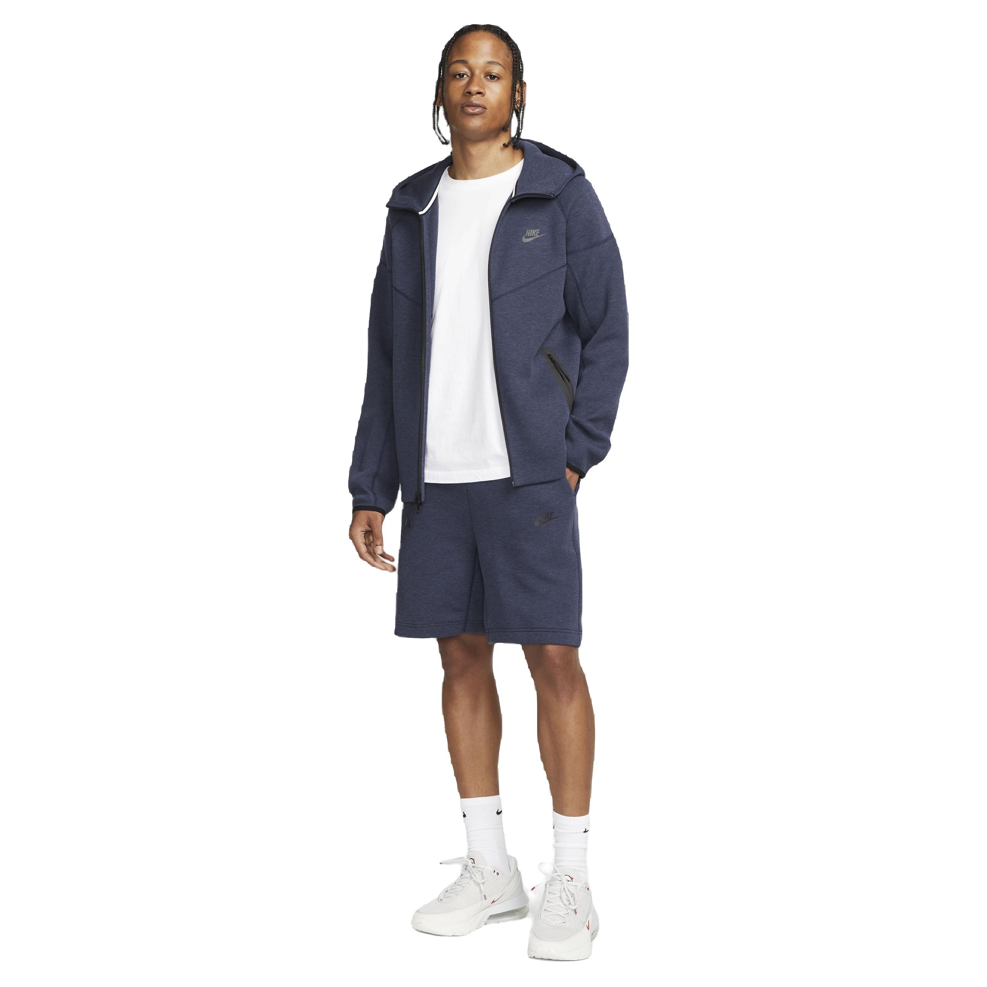 Nike Men's Tech Fleece Shorts - Black - BLUE Thumbnail View 8