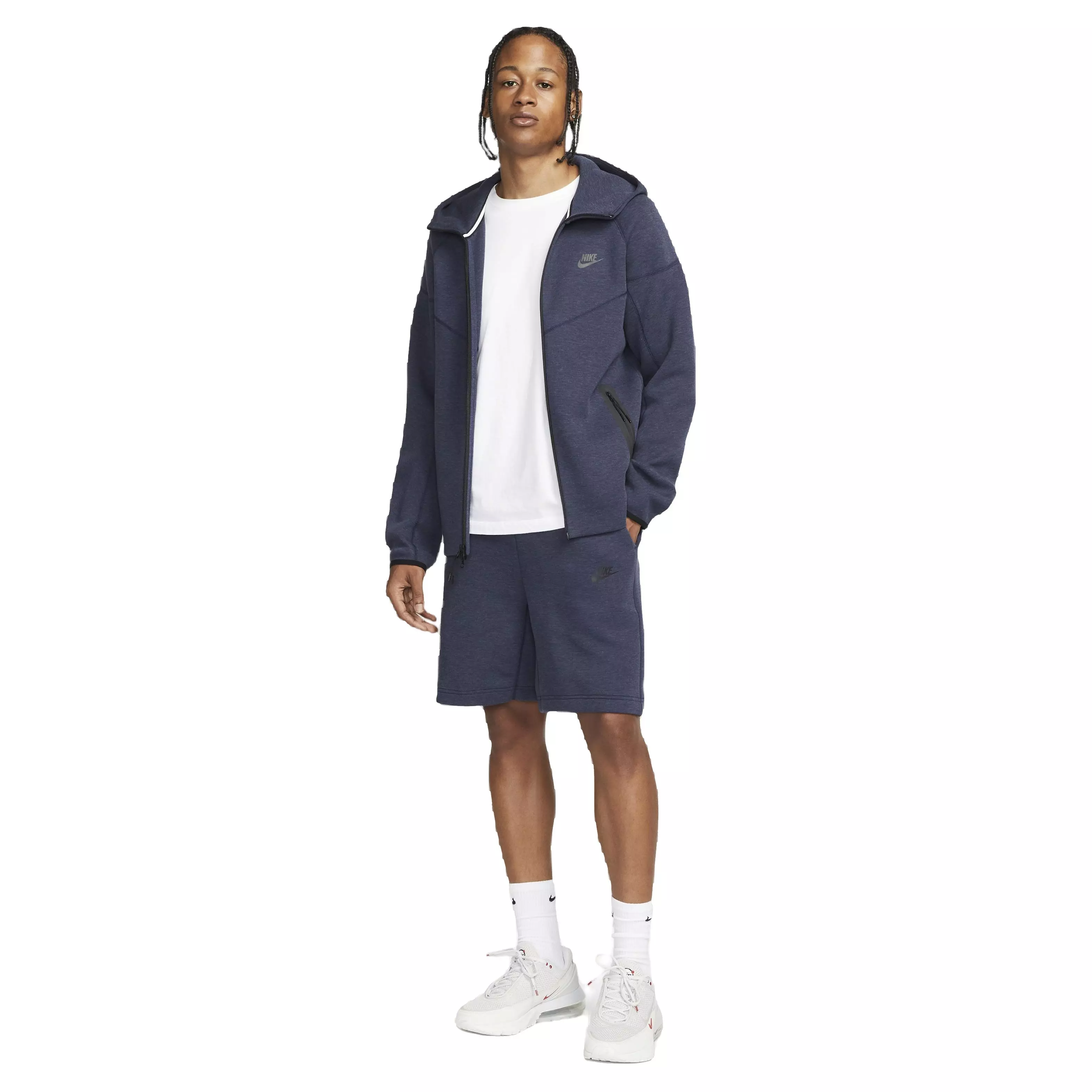 Nike Men's Tech Fleece Shorts - Black - BLUE