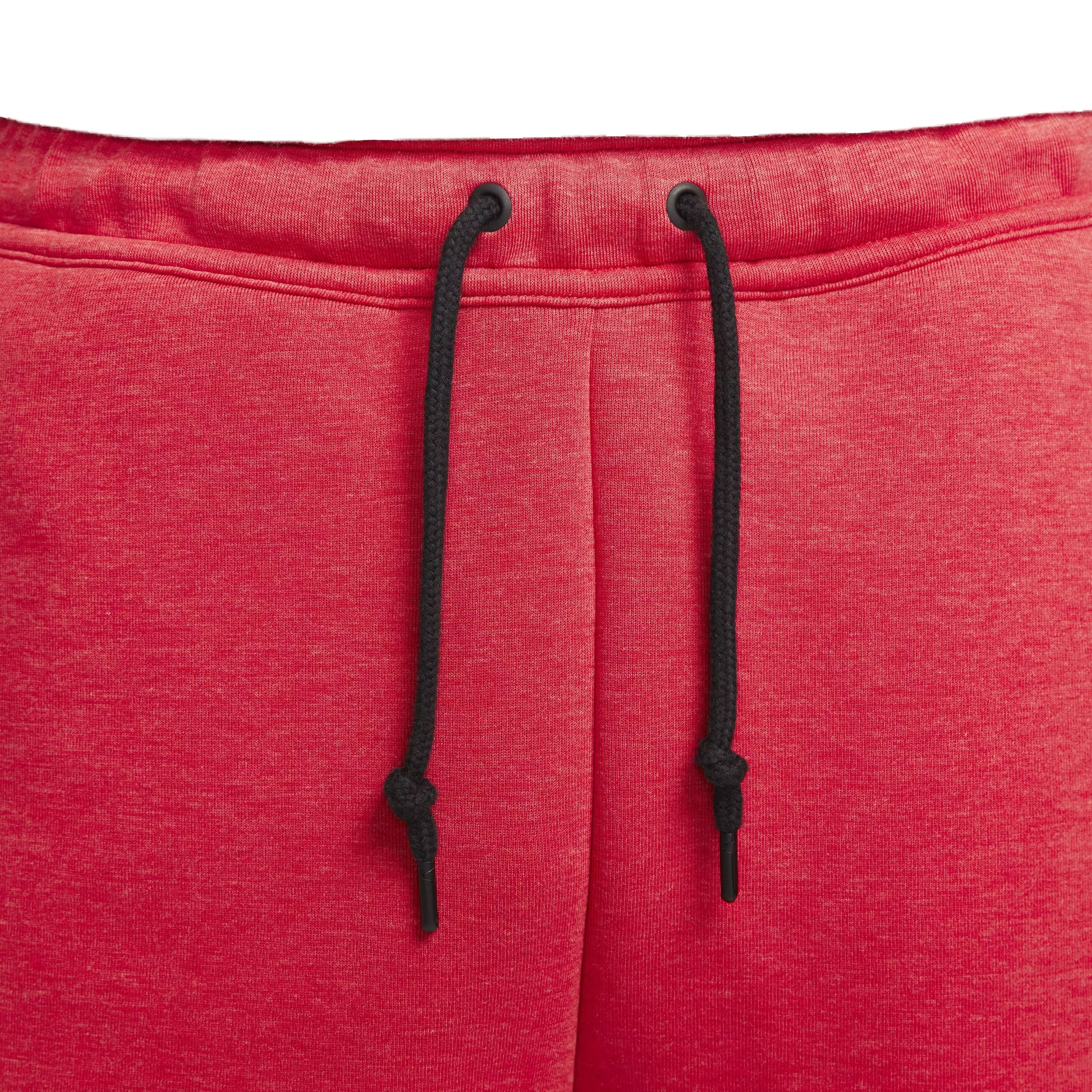 Nike Men's Tech Fleece Shorts - Black - RED