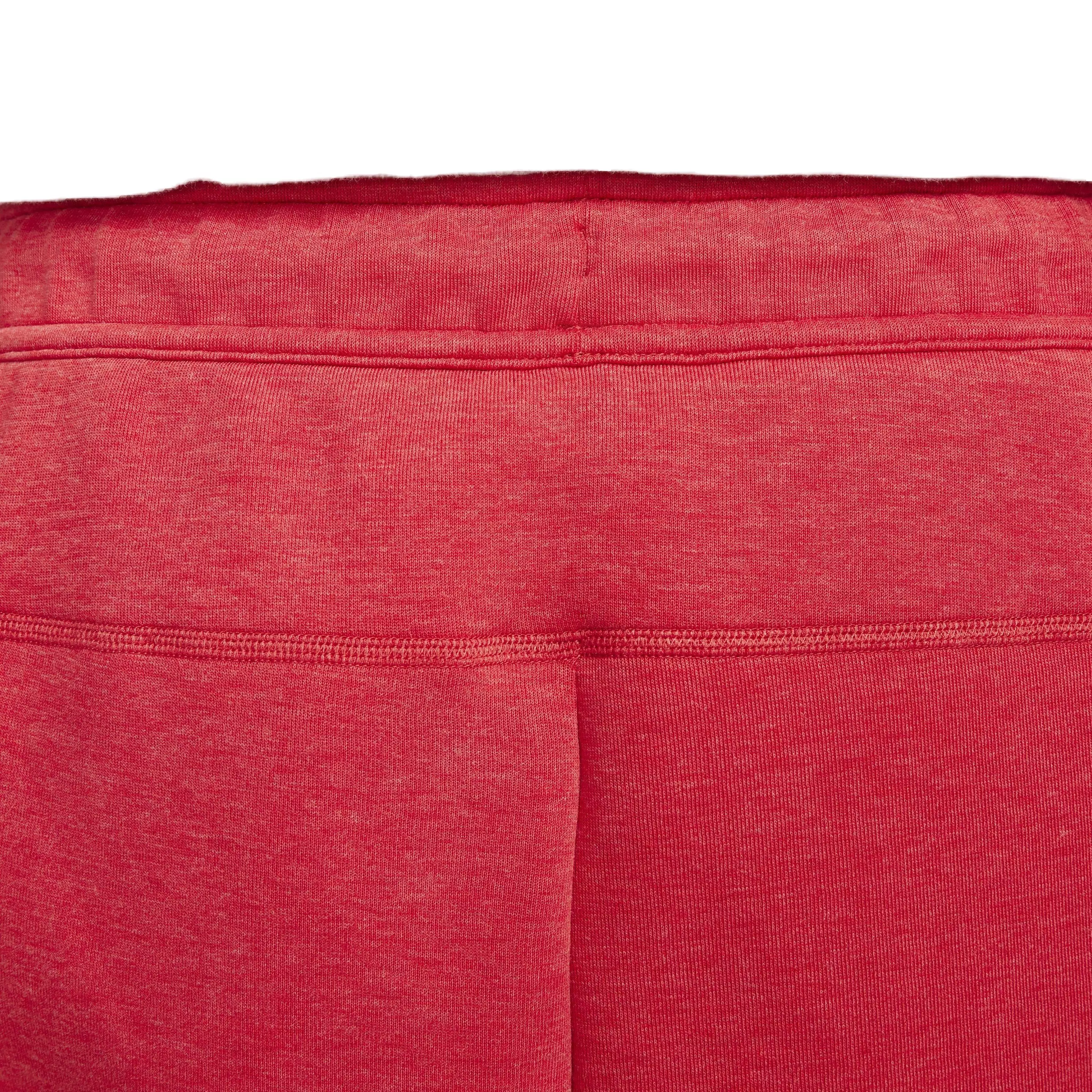 Nike Men's Tech Fleece Shorts - Black - RED